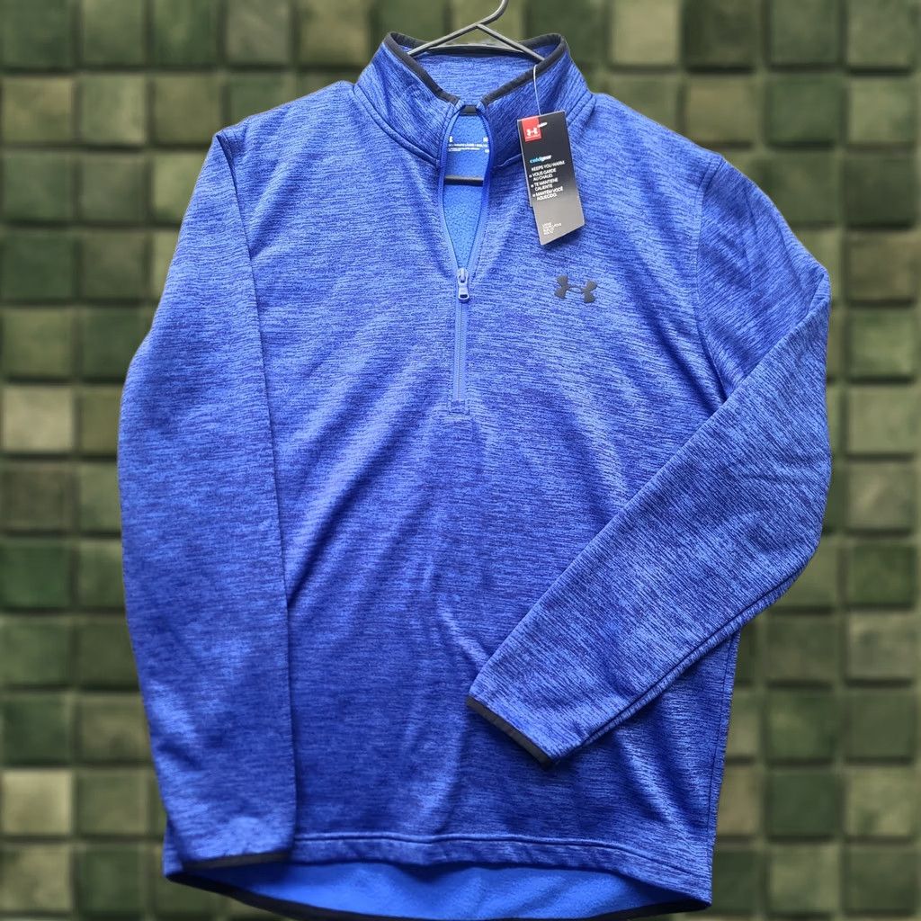 Under Armour Under Armour Fleece Mens M Coldgear 1/4 Zip Loose Fit Tech Pro Athleisure Sweatshirt Shirt Zip Mock Neck Blue Size US M / EU 48-50 / 2 - 1 Thumbnail