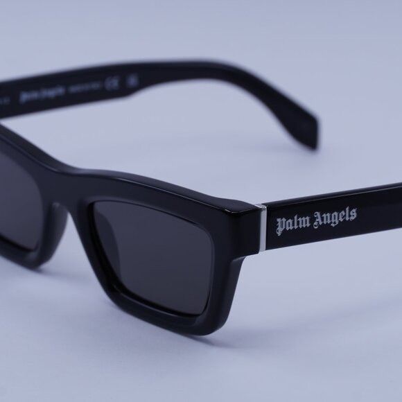Palm Angels Palm Angels PERI108 MELROSE 1007 Sunglasses Black Cat Eye Size ONE SIZE - 4 Thumbnail