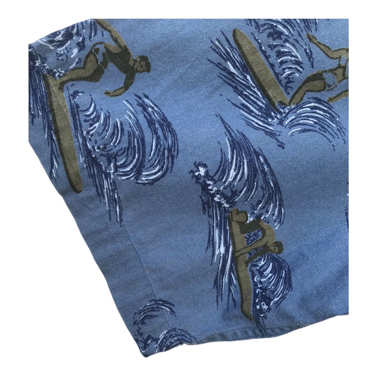 Polo Ralph Lauren Vintage Polo Ralph Lauren Surfing Overprinted Button Down Size US XL / EU 56 / 4 - 12 Thumbnail
