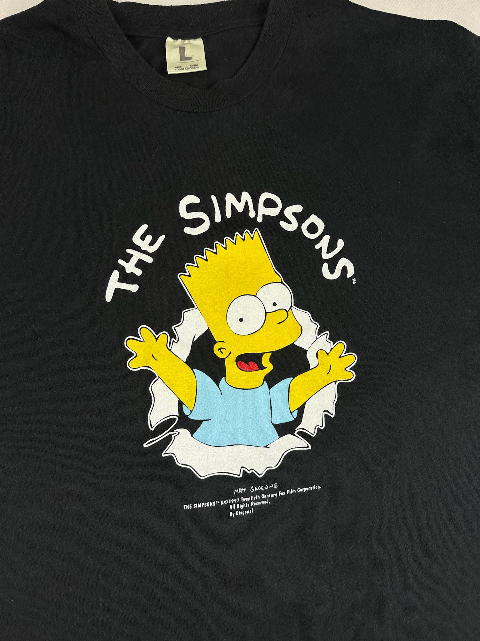 Cartoon Network Vintage Y2k Bart Simpsons tShirt the Simpsons tee Size US L / EU 52-54 / 3 - 2 Thumbnail