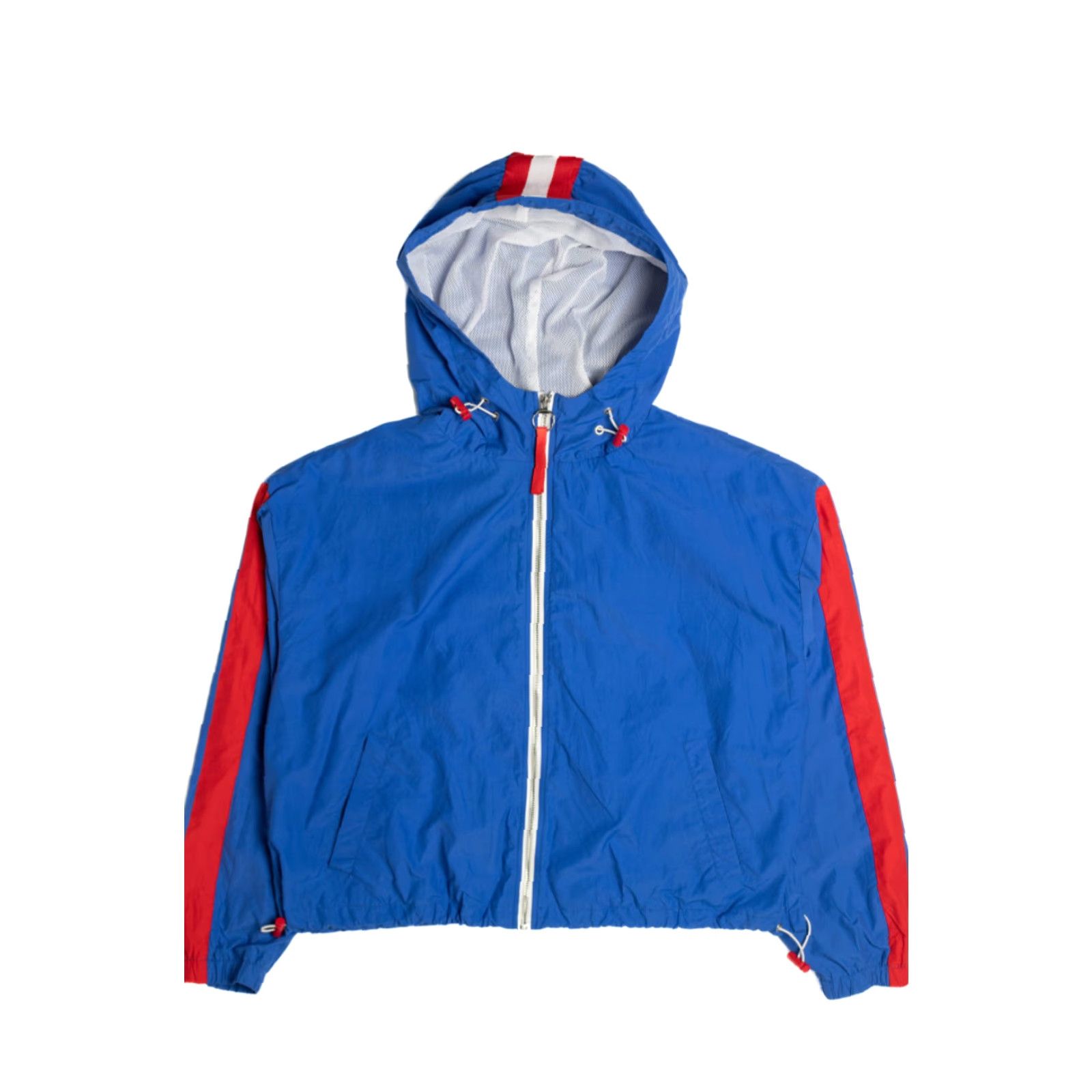 Forever 21 VINTAGE Forever 21 Blue Hooded Jacket Medium Zip Up Shirt Mens Size US M / EU 48-50 / 2 - 2 Thumbnail