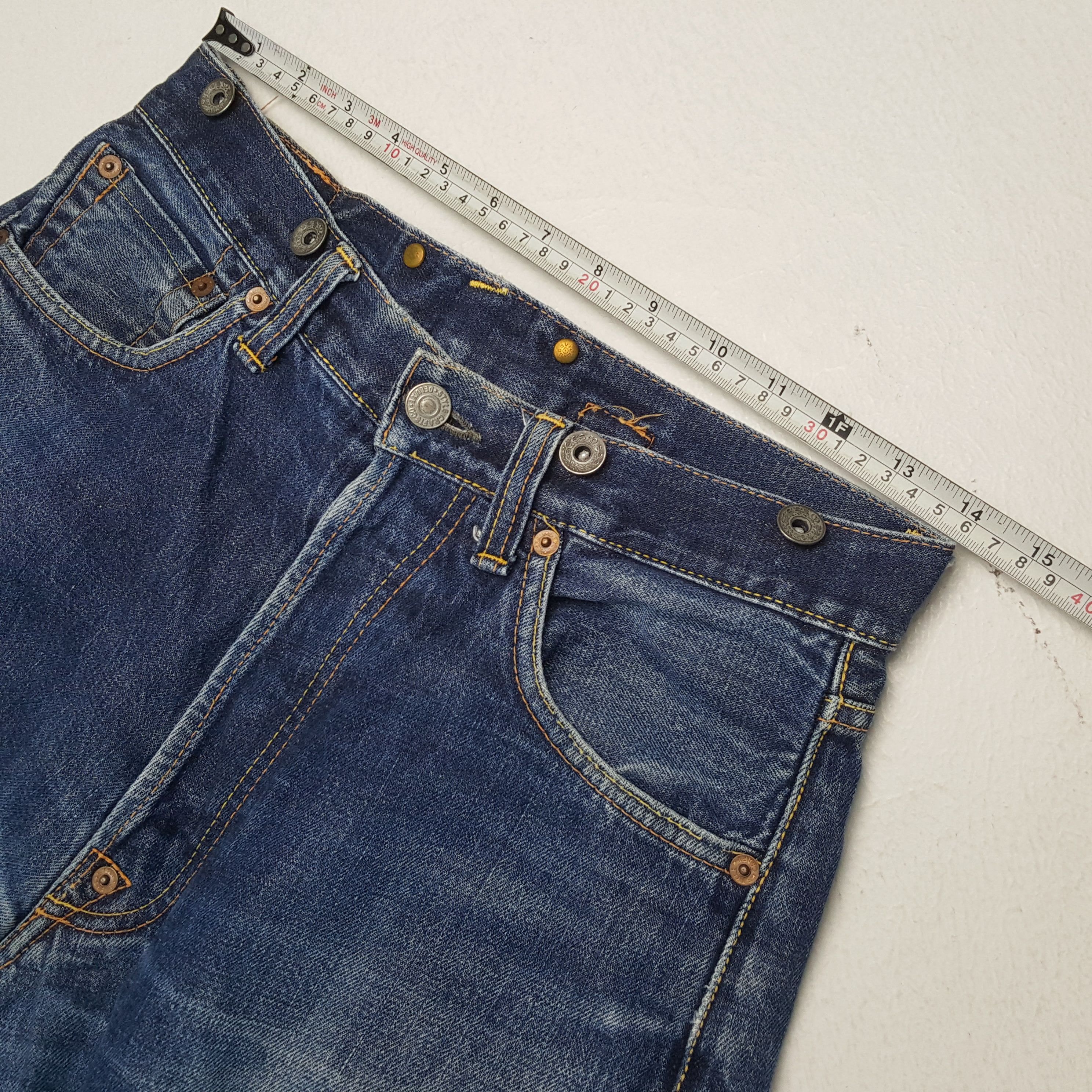Evisu × Japanese Brand × Vintage EVIS Japanese Brand Streetwear Custom Daicock Jeans Size US 28 / EU 44 - 7 Thumbnail