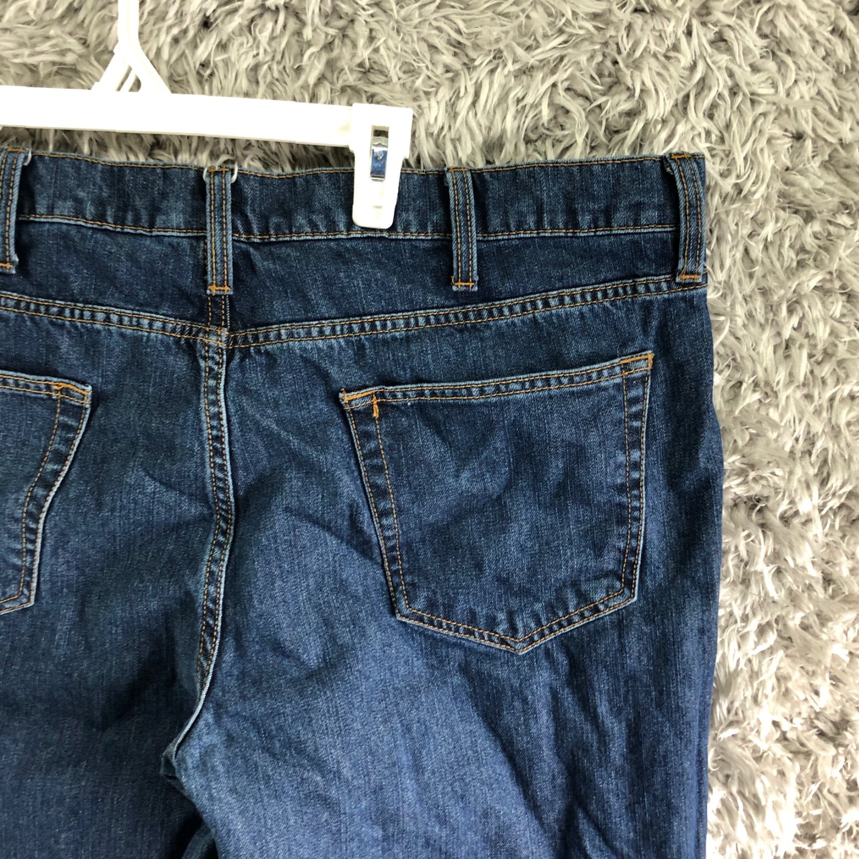 Denime Bass Camden Straight Mens Sz 38x34 Mid Rise Straight Leg Medium Wash Denim Jeans Size US 38 / EU 54 - 6 Thumbnail