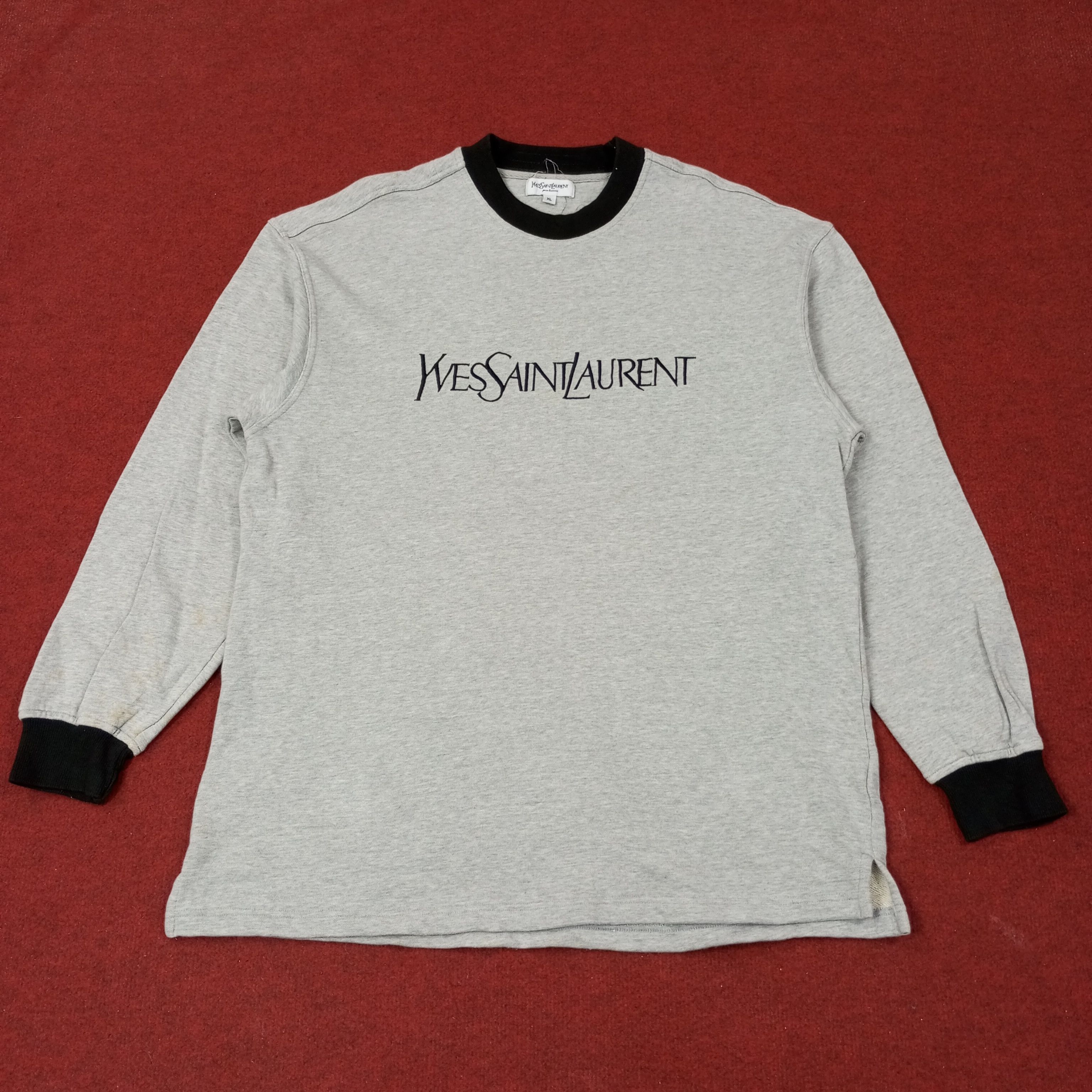 Yves Saint Laurent Yves Saint Laurent Fashion Brand Tshirt c223n75 Size US XL / EU 56 / 4 - 1 Thumbnail