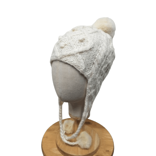 Japanese Brand 🏔 Japanese brand earflap beanie hat Size ONE SIZE - 1 Thumbnail