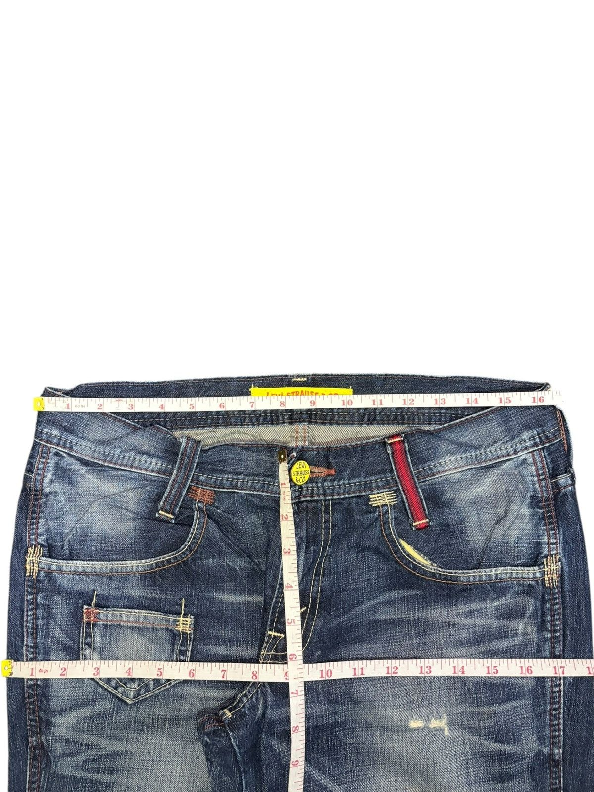 Levi's Vintage 90s Levis Special Edition Distress Loose Jeans Size 33" - 6 Thumbnail