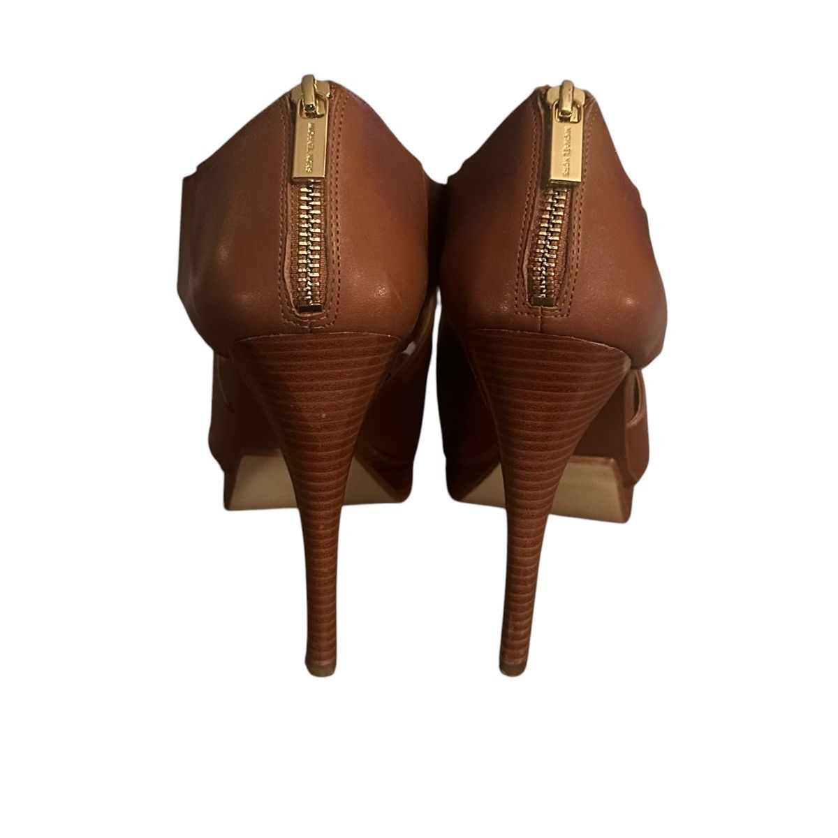Michael Kors Michael Kors peep toe criss cross platform heeled shoes Size US 11 / IT 41 - 6 Thumbnail