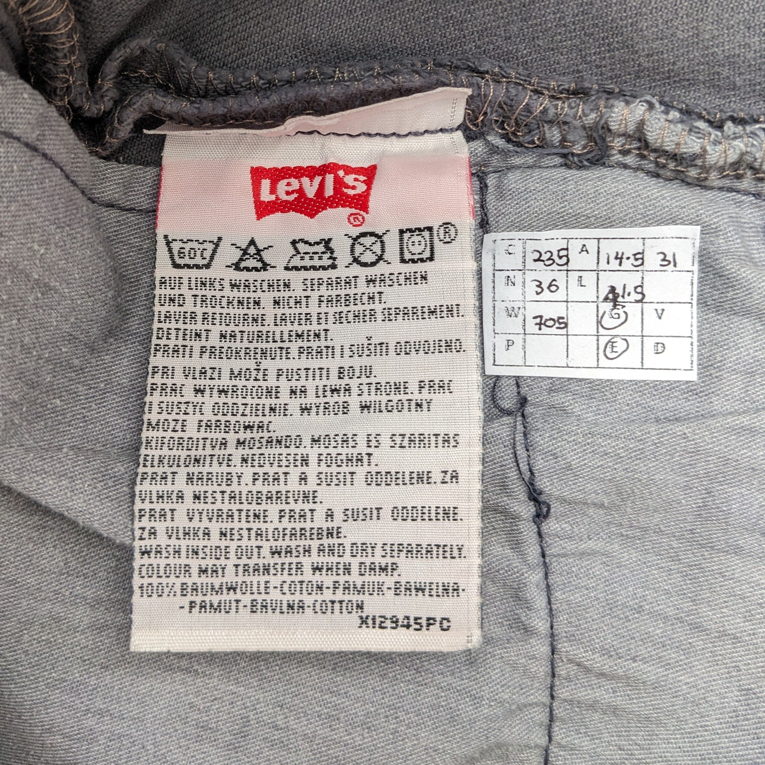 Levi's Vintage LEVI'S Strauss.Co American Brand Jeans Size US 29 - 10 Thumbnail