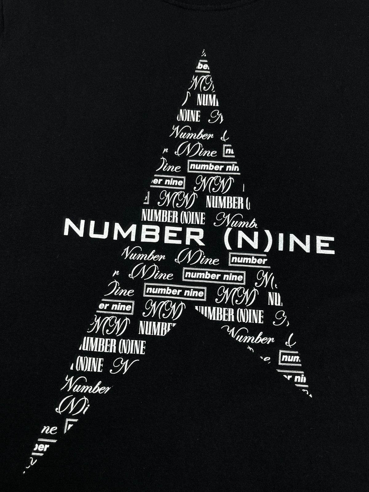 Number (N)ine NEW Number (N)ine Marlboro Star Logo Tshirt Black Size US M / EU 48-50 / 2 - 3 Thumbnail