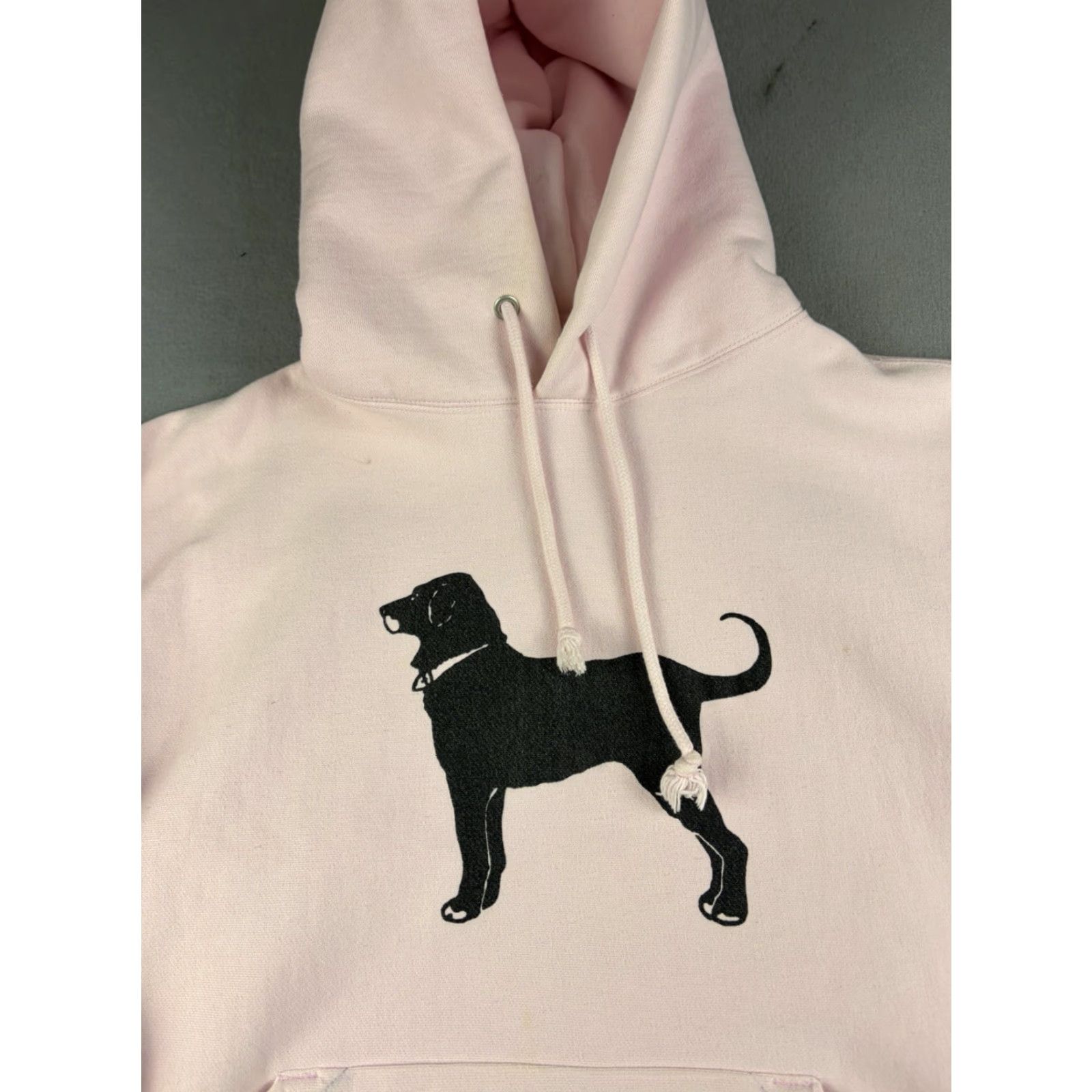 Pinko The Black Dog Hoodie Women M Pink Pullover Crew Neck Cotton Blended Fabric Logo Heavyweight Size M / US 6-8 / IT 42-44 - 2 Thumbnail