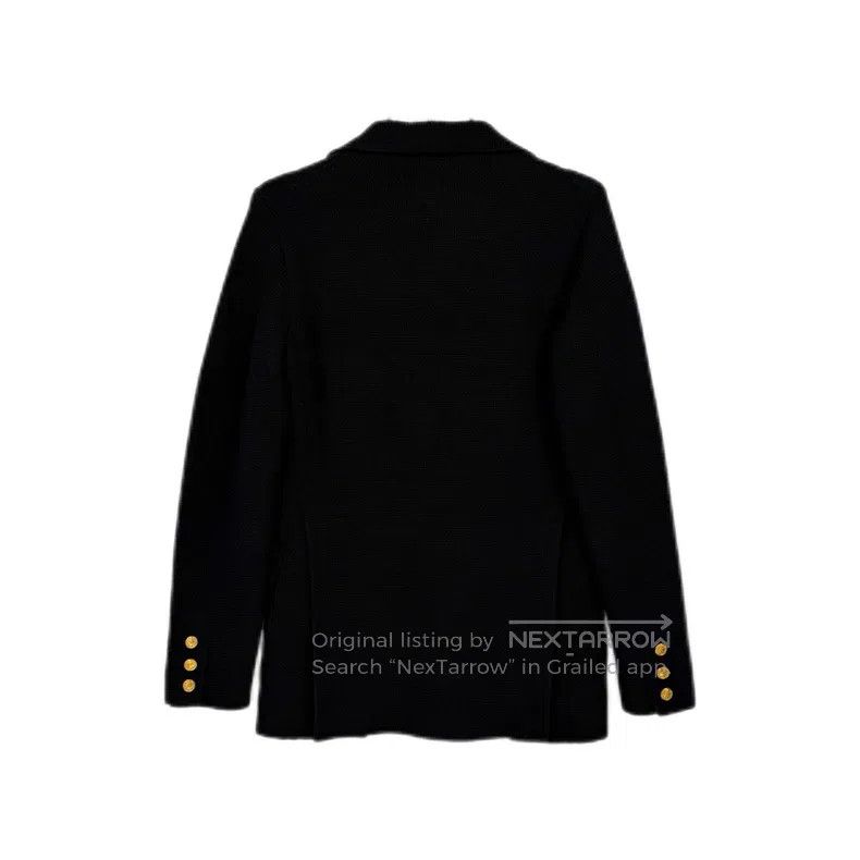 Louis Vuitton Louis Vuitton Black gold button knit cardigan sweater Size US S / EU 44-46 / 1 - 2 Thumbnail
