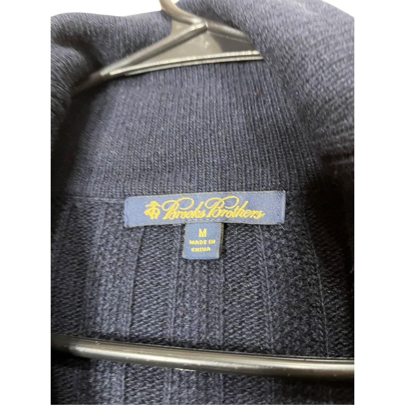 Brooks Brothers Brooks Brothers Knit Blue Cashmere Blend Button Front Cardigan Sweater Size M Size M / US 6-8 / IT 42-44 - 4 Thumbnail