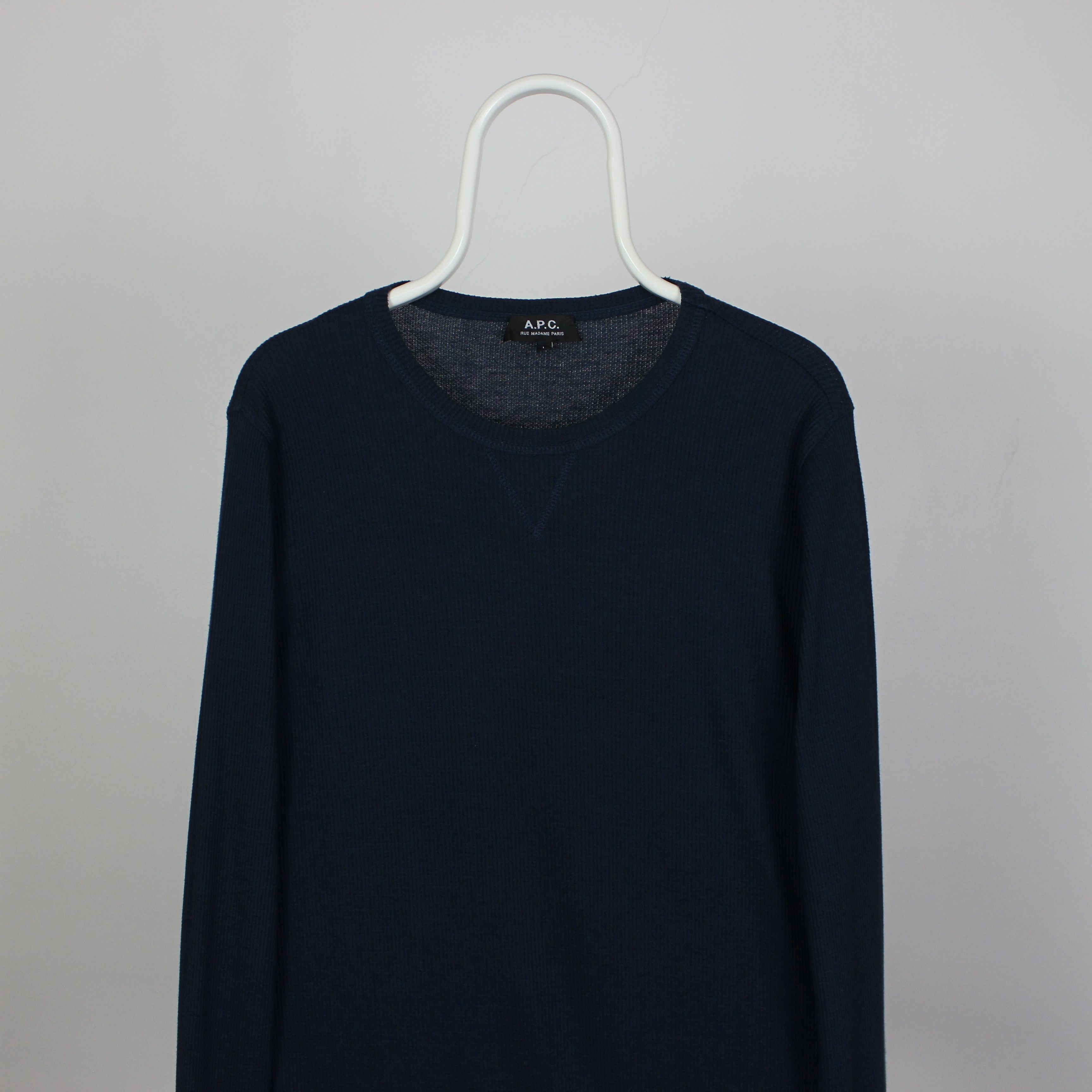 A.P.C. A.P.C Rue Madame Paris sweater men M blue Size US L / EU 52-54 / 3 - 2 Thumbnail