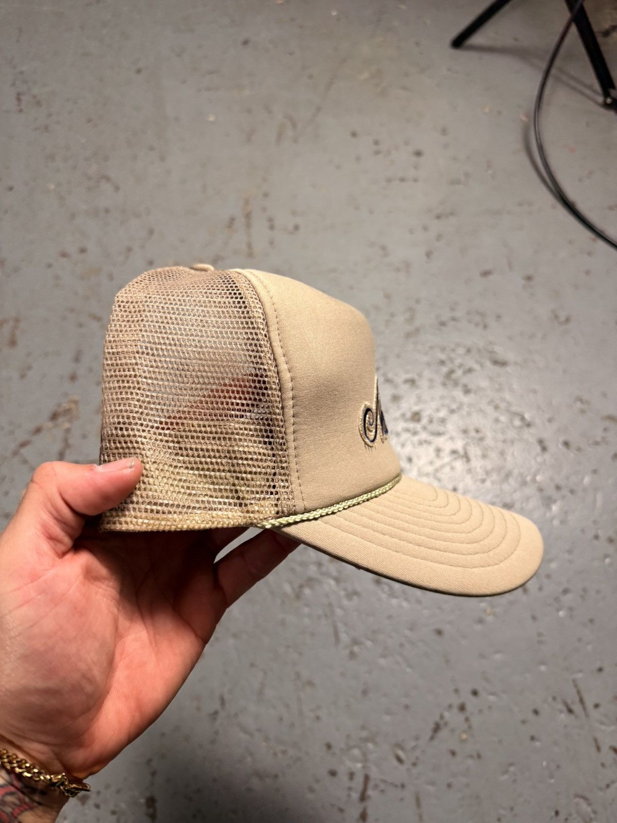 Other Cream Nashville Trucker Hat Adjustable Size ONE SIZE - 2 Thumbnail