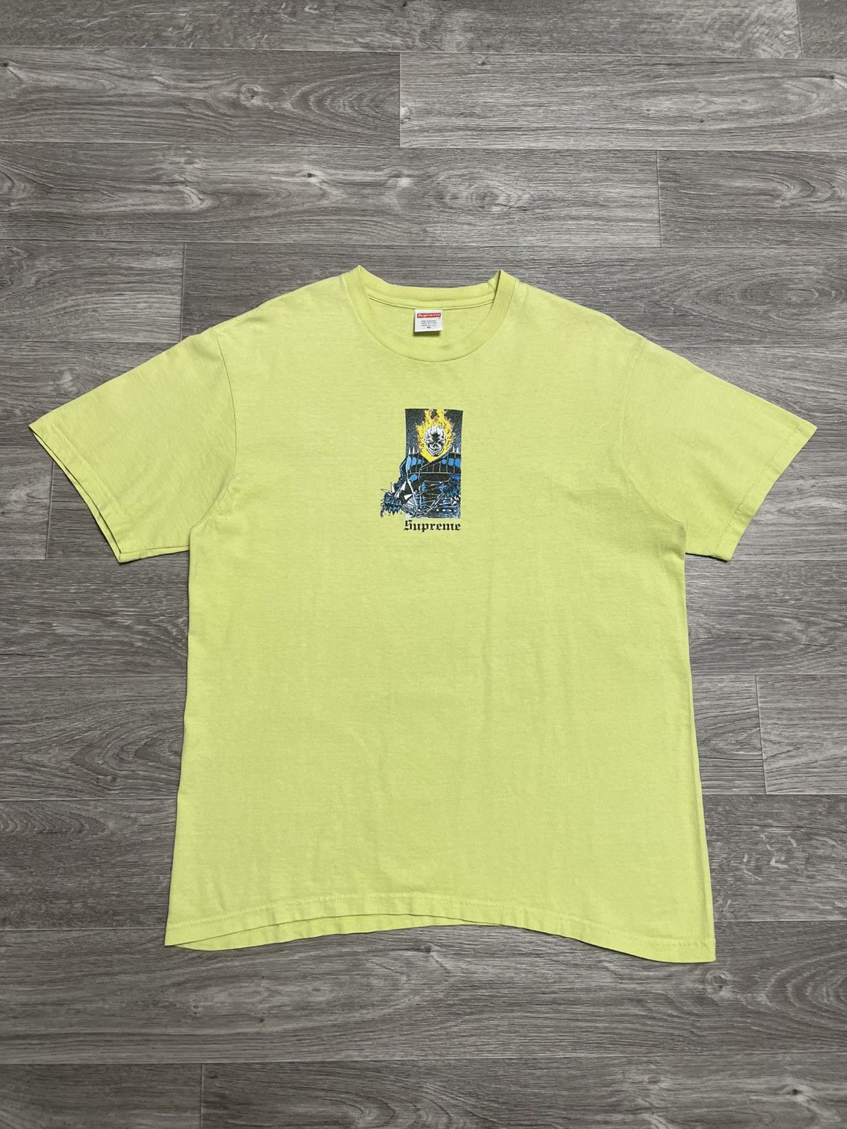Supreme Supreme x Marvel Ghost Rider Neon T-Shirt Size US M / EU 48-50 / 2 - 1 Thumbnail