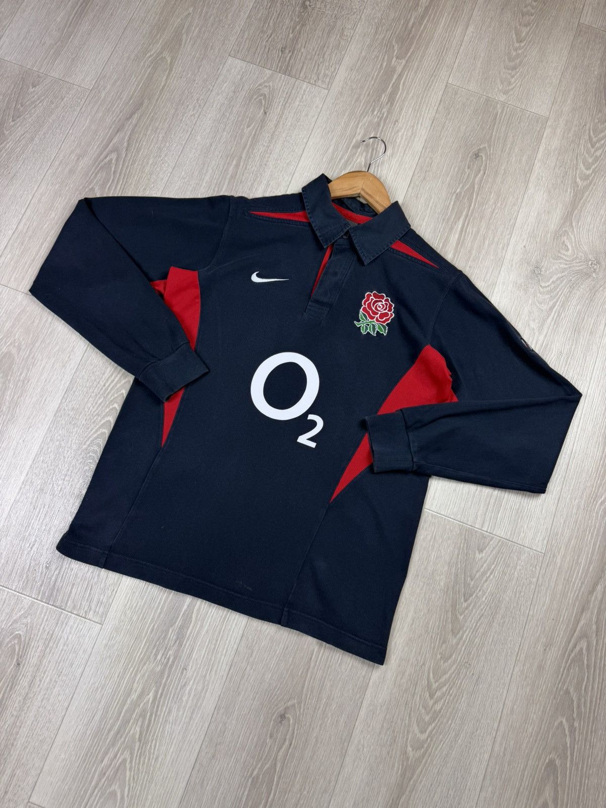 Nike Vintage 90s Nike Rugby England World Cup Winner Jersey Size US M / EU 48-50 / 2 - 3 Thumbnail