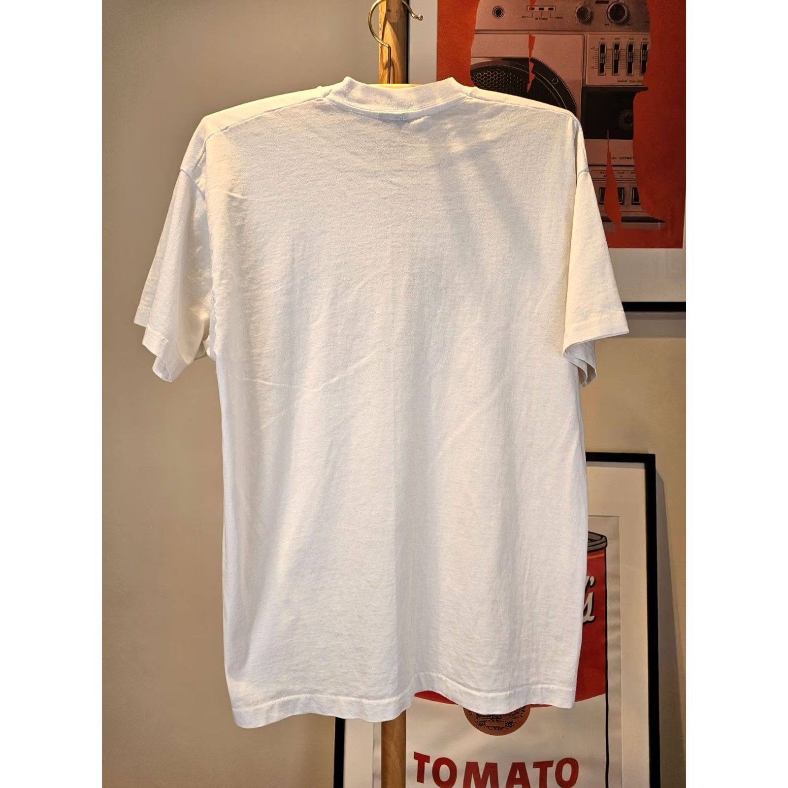 Vintage VINTAGE 90' OLDIES 93 WKLR RADIO PROGRAM SINGLE STITCH THIN T-SHIRT SZ XLARGE T-SHIRT Men White Cotton Size US XL / EU 56 / 4 - 8 Thumbnail