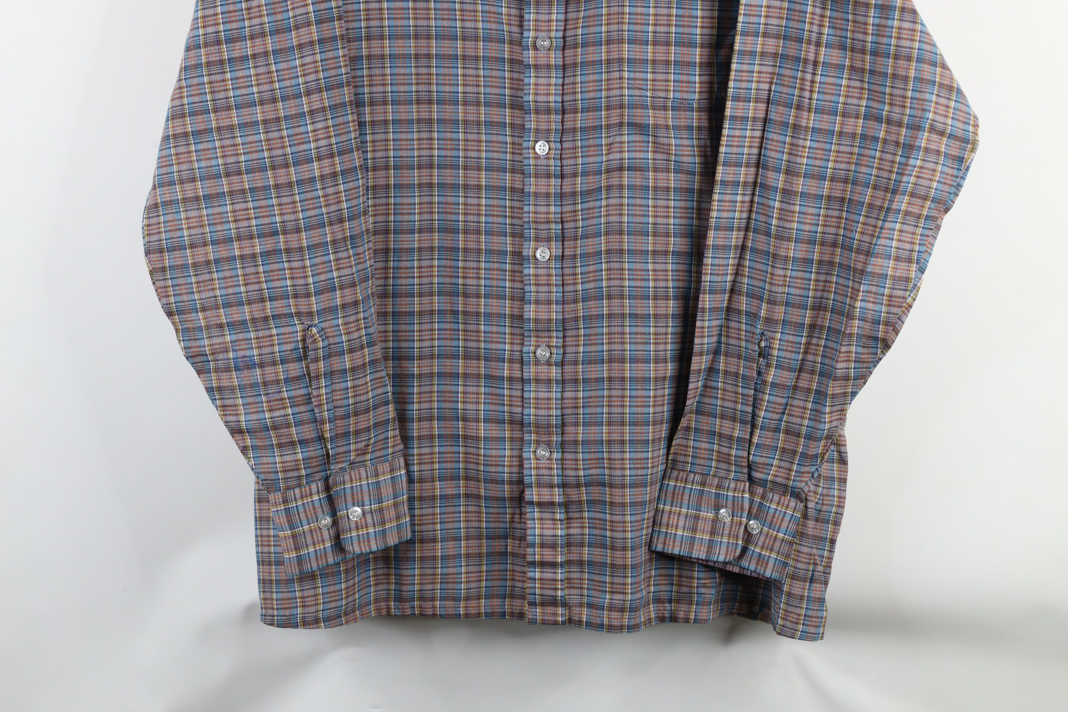Vintage Vintage 70s Streetwear Long Sleeve Collared Button Shirt Size US XXL / EU 58 / 5 - 3 Thumbnail