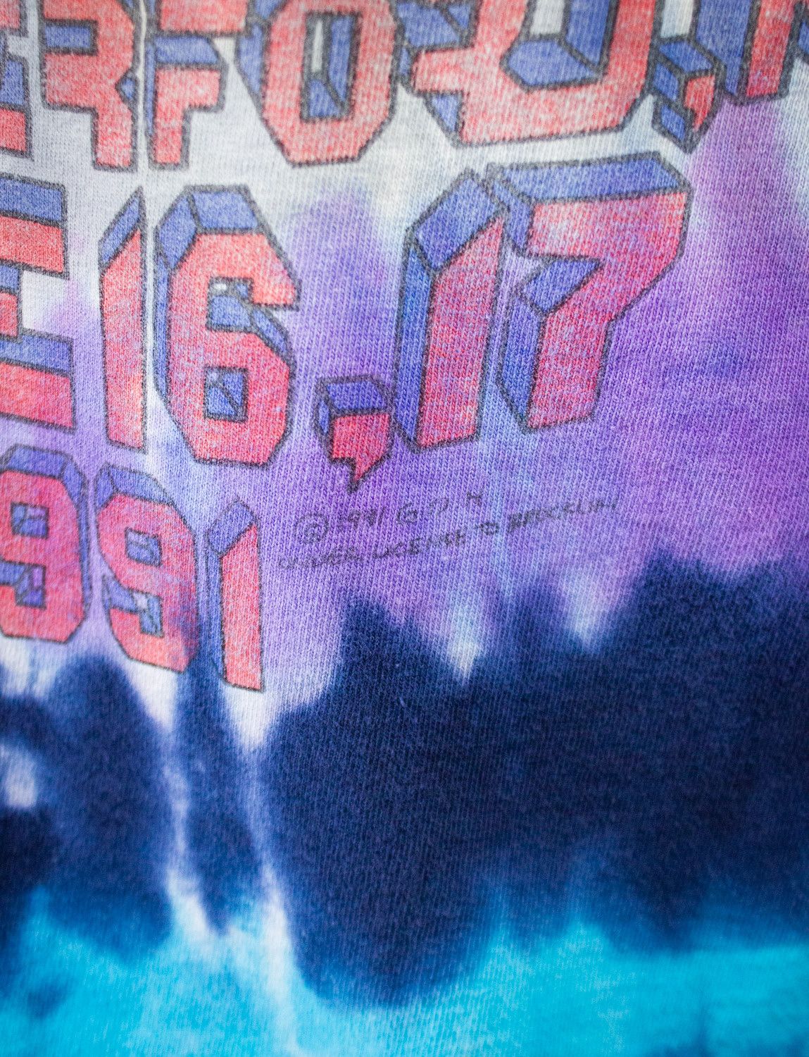 Band Tees × Vintage Vintage Grateful Dead Giants Stadium Concert T Shirt 1991 Size US L / EU 52-54 / 3 - 6 Thumbnail