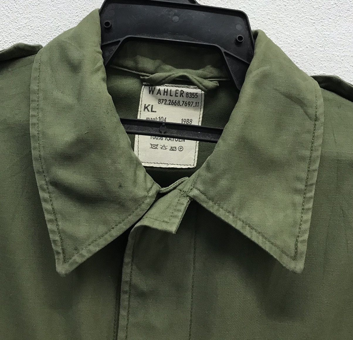 Vintage Vintage Military Wahler Jacket Size US L / EU 52-54 / 3 - 3 Thumbnail