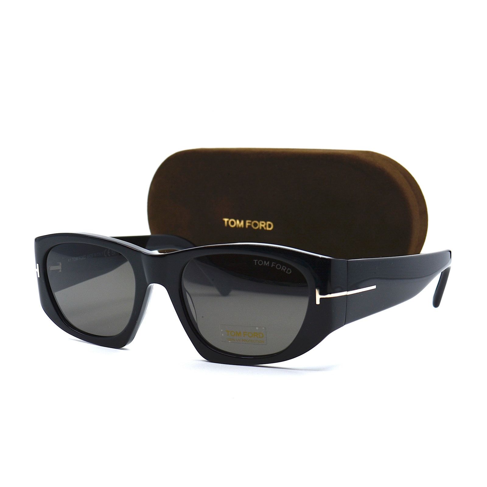 Tom Ford TOM FORD CYRILLE-02 TF987 01A BLACK GREY SUNGLASSES Size ONE SIZE - 11 Thumbnail