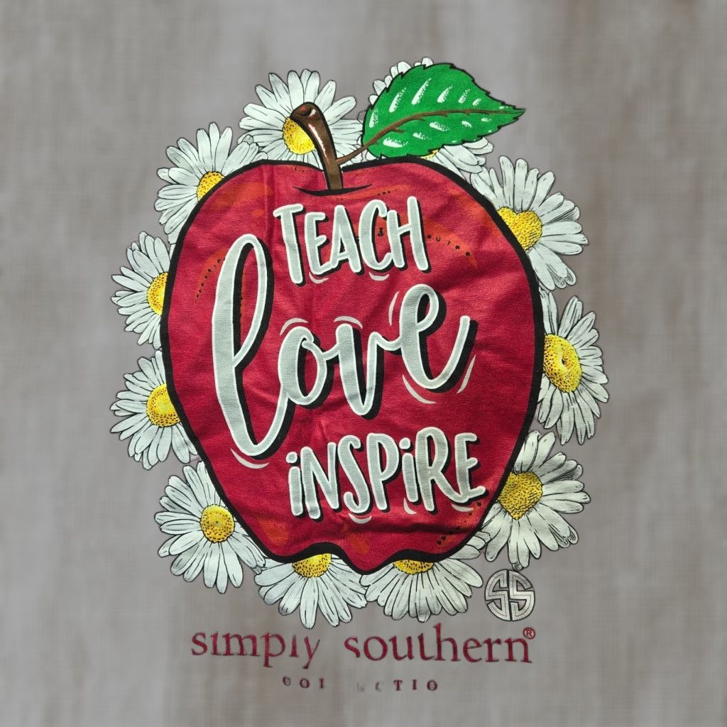 Vintage VINTAGE Simply Southern T-Shirt Long Sleeve Unisex Adults 2XL Pink Solid All Seasons Graphic Teacher Love School Size XXL / US 16-18 / IT 52-54 - 1 Thumbnail
