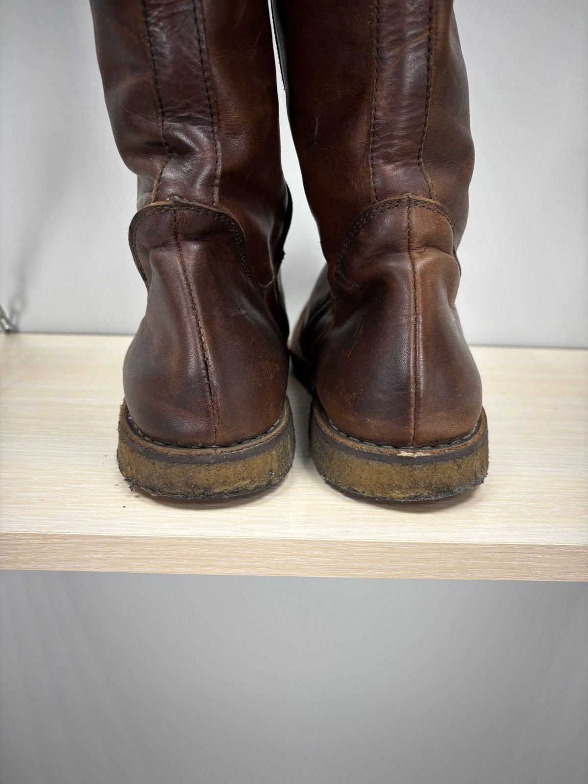 Other Womens western leather boots Size 39 Color Brown Size US 9 / IT 39 - 6 Thumbnail