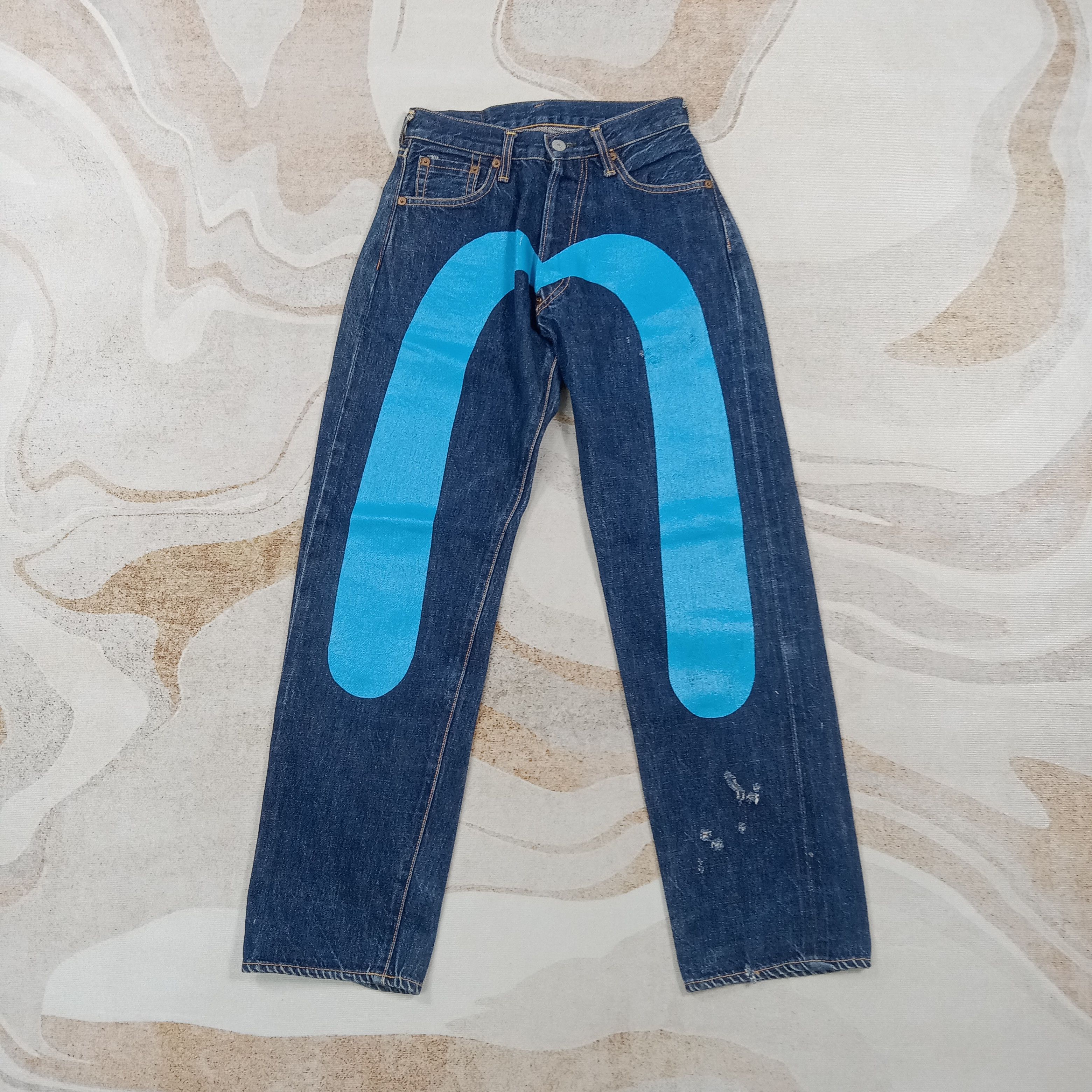 Evisu Evis Jeans Selvedge Daicock Custom Denim Jeans C280N24 Size 25" / US 0 / IT 36 - 1 Thumbnail