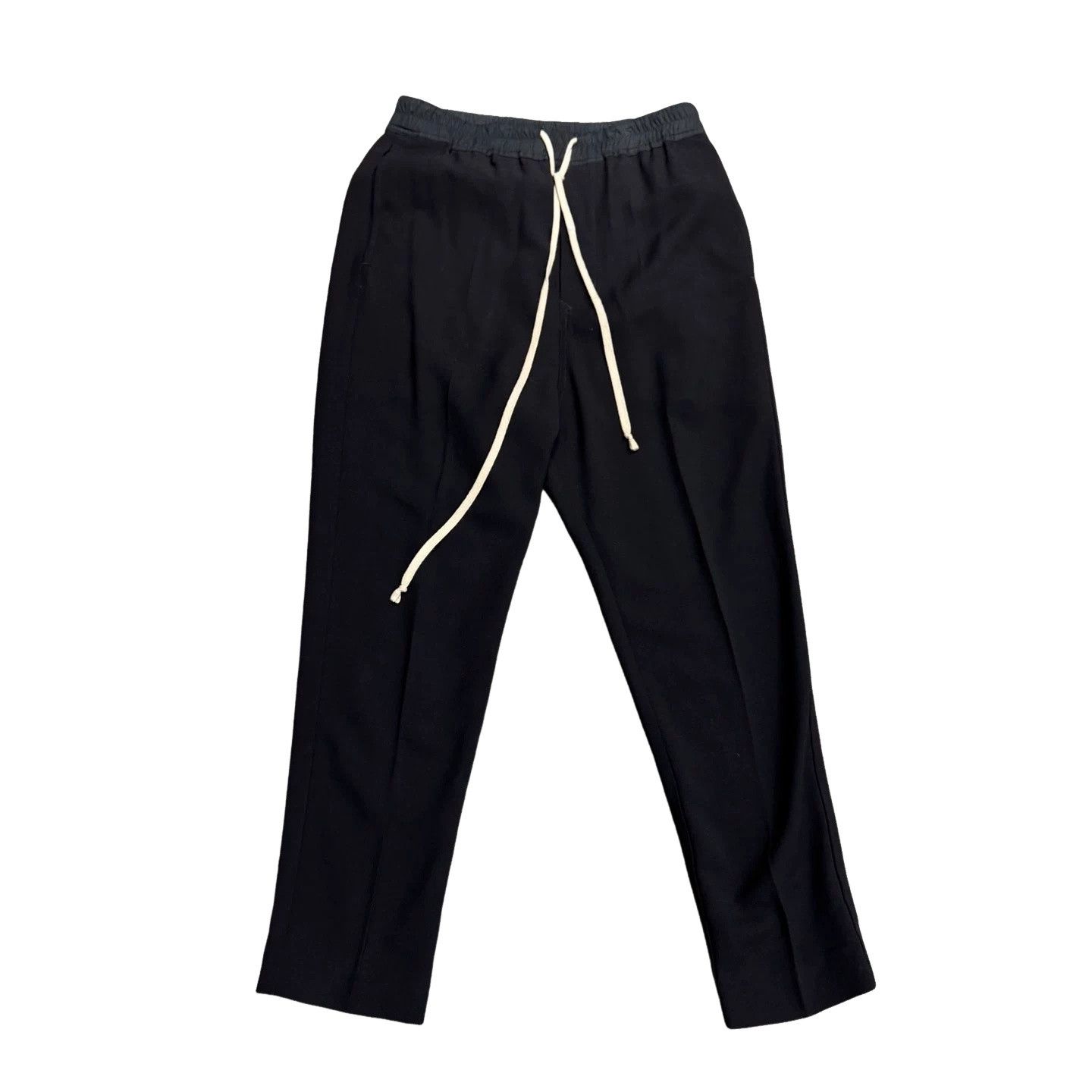 Rick Owens Rick Owens Babel Wool Drawstring Joggers Size 32 Size US 32 / EU 48 - 1 Thumbnail