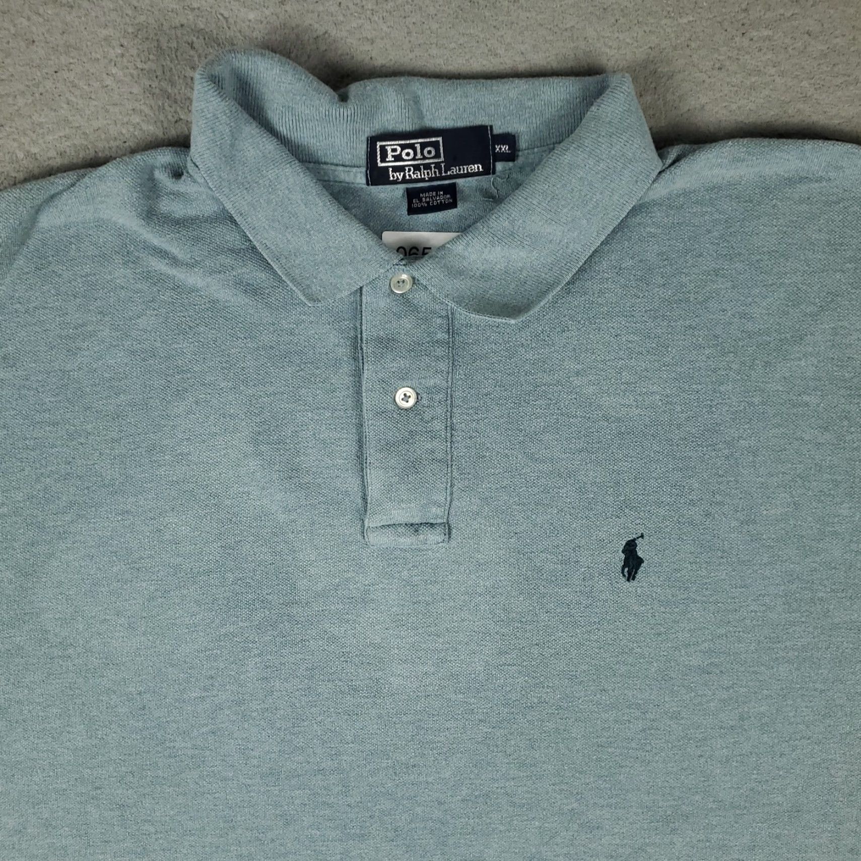 Ralph Lauren Ralph Lauren Polo Shirt Mens Size 2XL Blue Pony Casual Short Sleeve Shirt Size US XXL / EU 58 / 5 - 2 Thumbnail