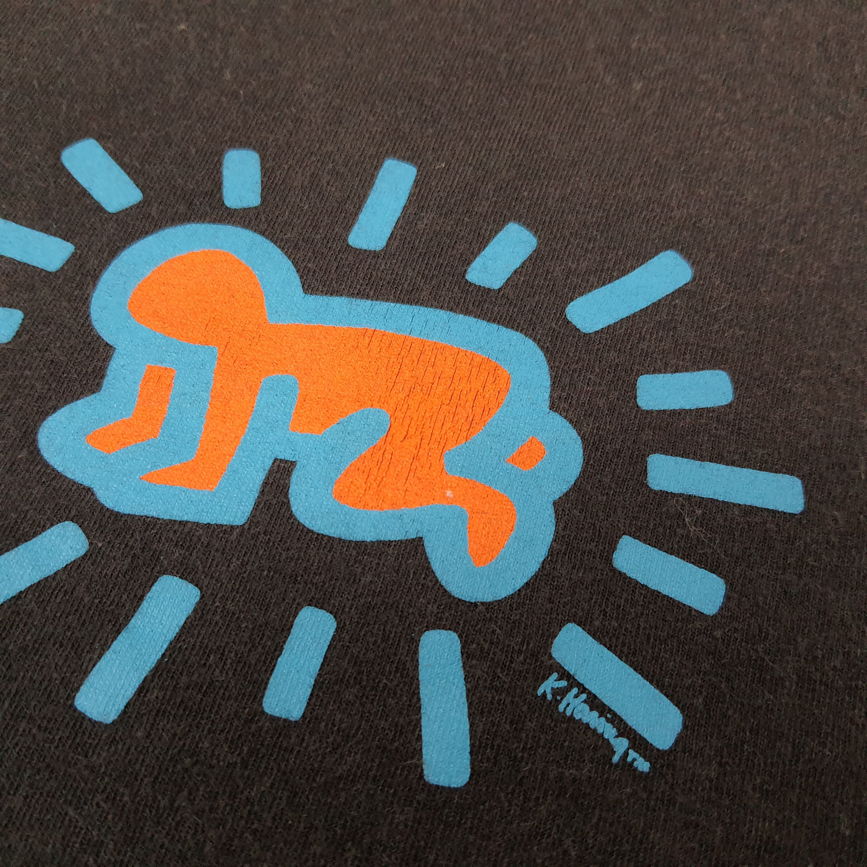 Keith Haring Vintage Keith Haring Streetwear Skateboards Tshirt C223N25 Size US L / EU 52-54 / 3 - 2 Thumbnail