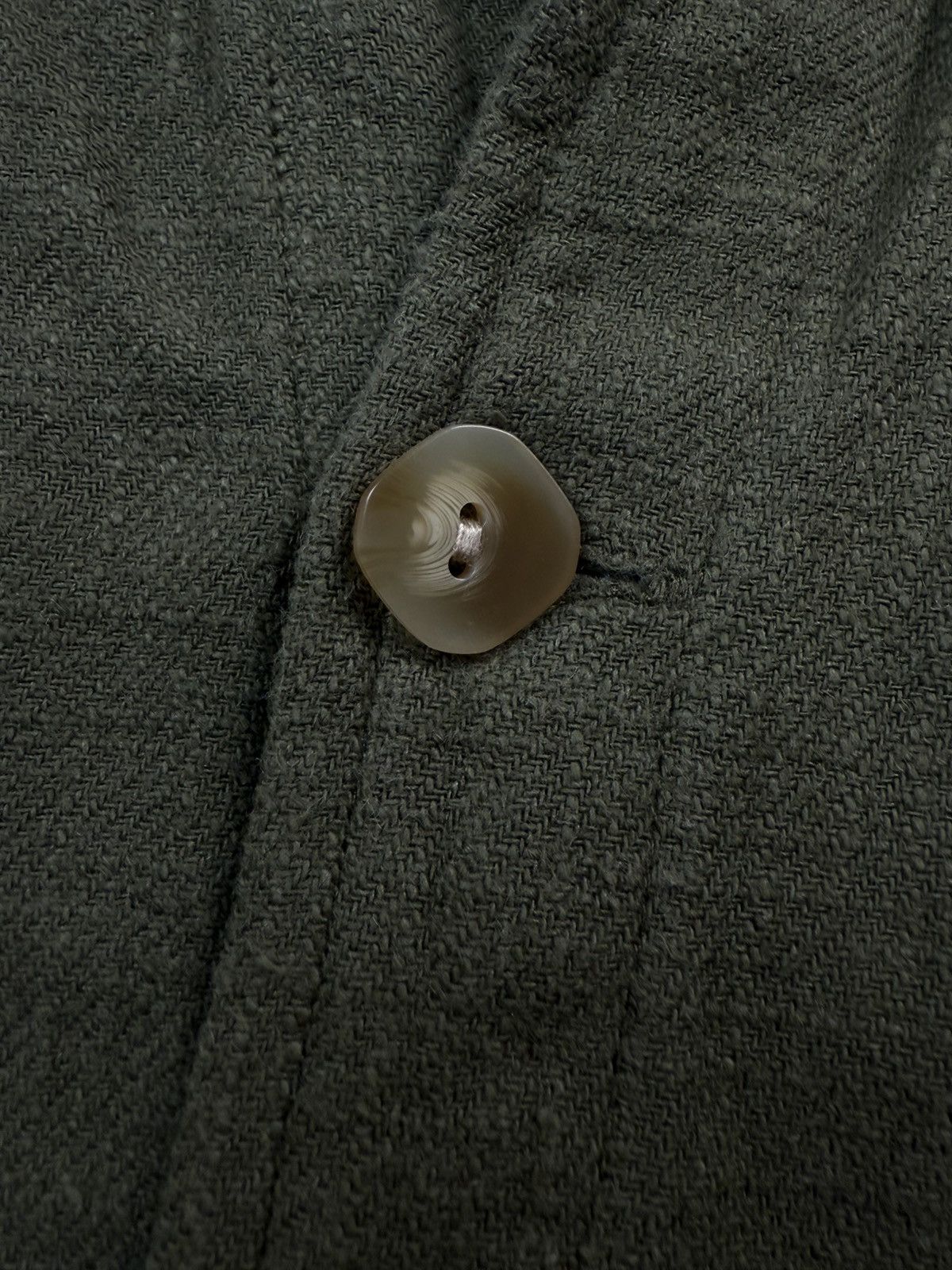 Other Ottway Olive 100% Linen Chore Jacket XL Australia Size US XL / EU 56 / 4 - 4 Thumbnail