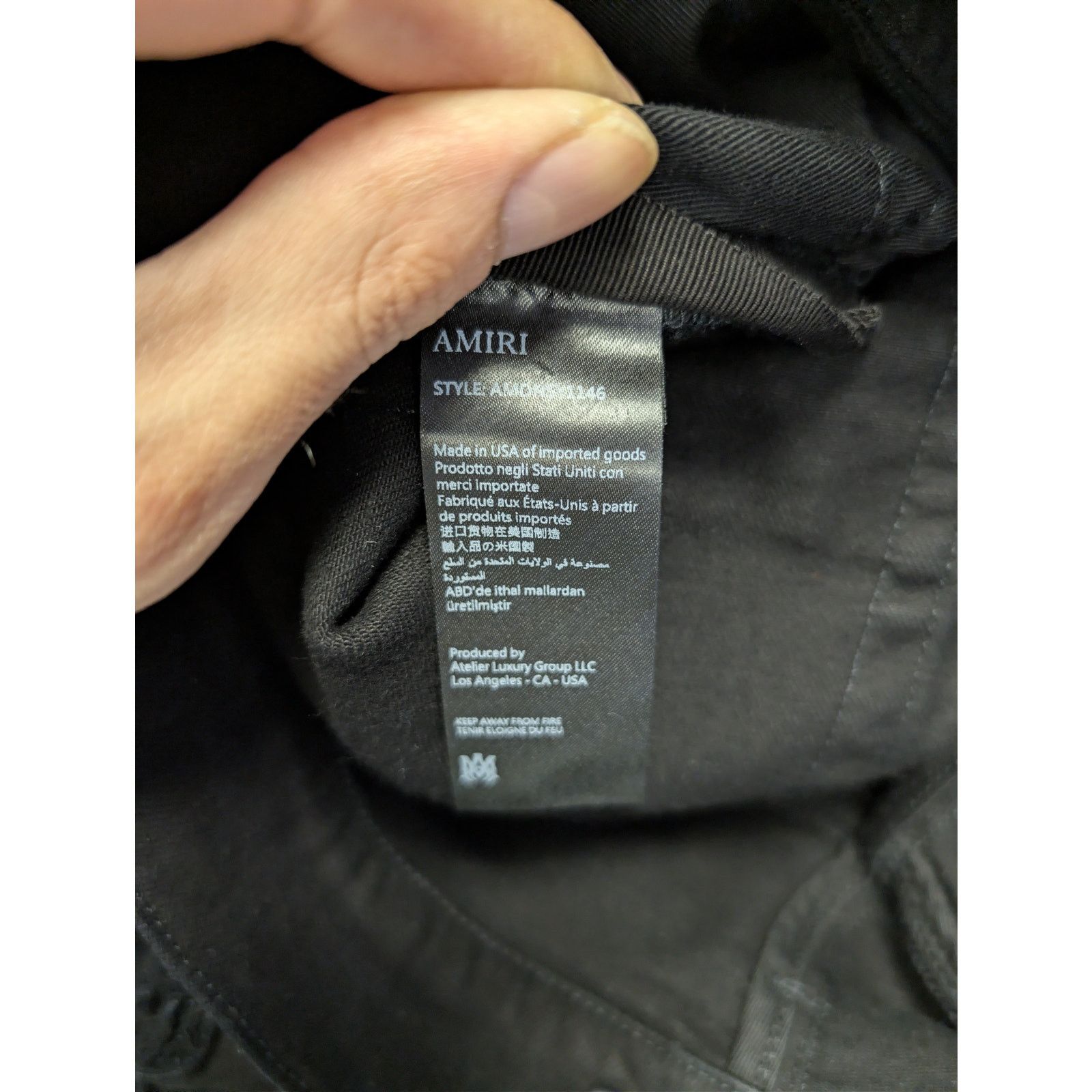 Amiri o1rshd1 Boucle Mx1 Jean in Black Size US 32 / EU 48 - 19 Thumbnail