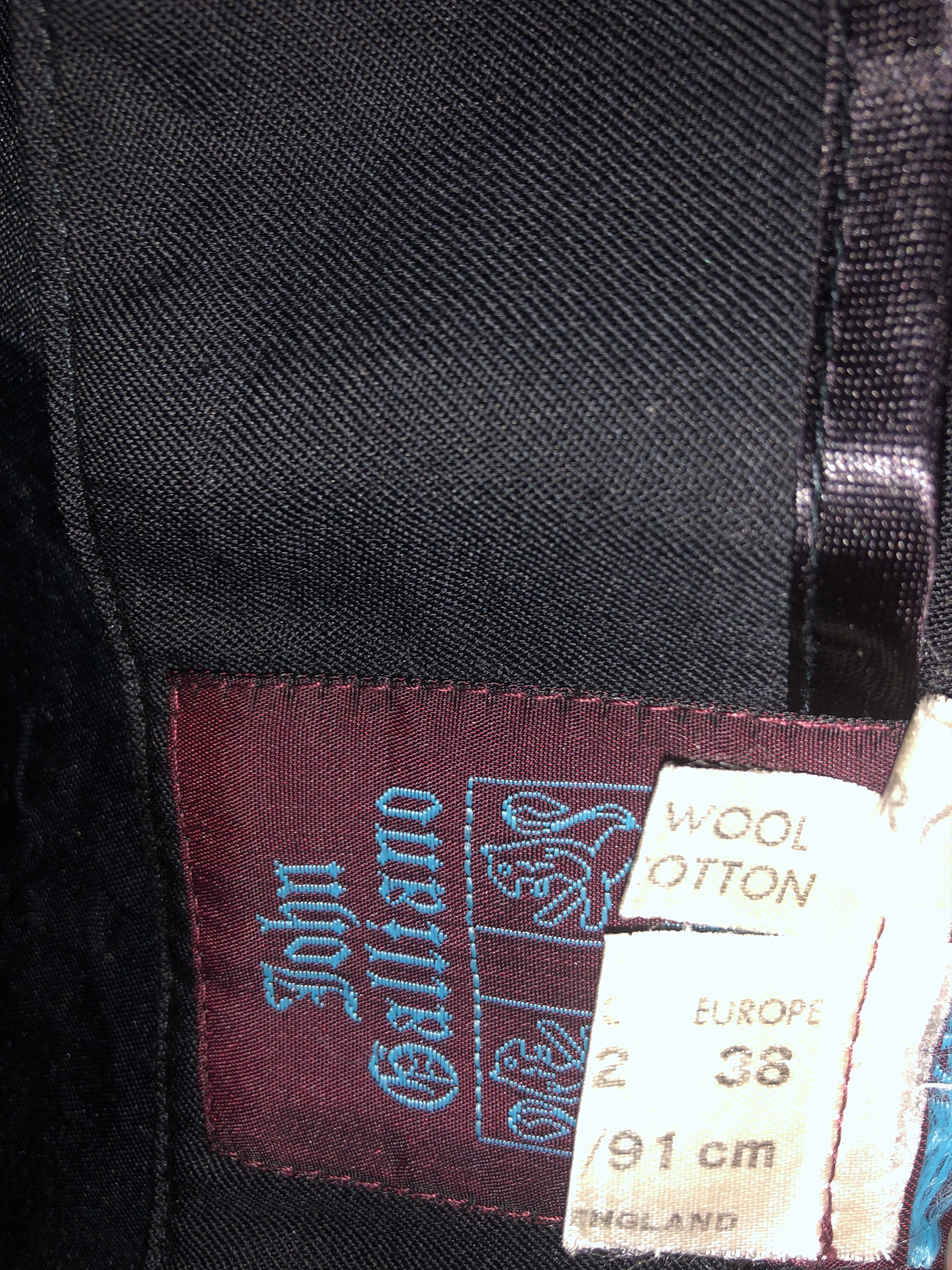 John Galliano 1987 Overlapped Wrap Skirt Size 28" / US 6 / IT 42 - 10 Thumbnail