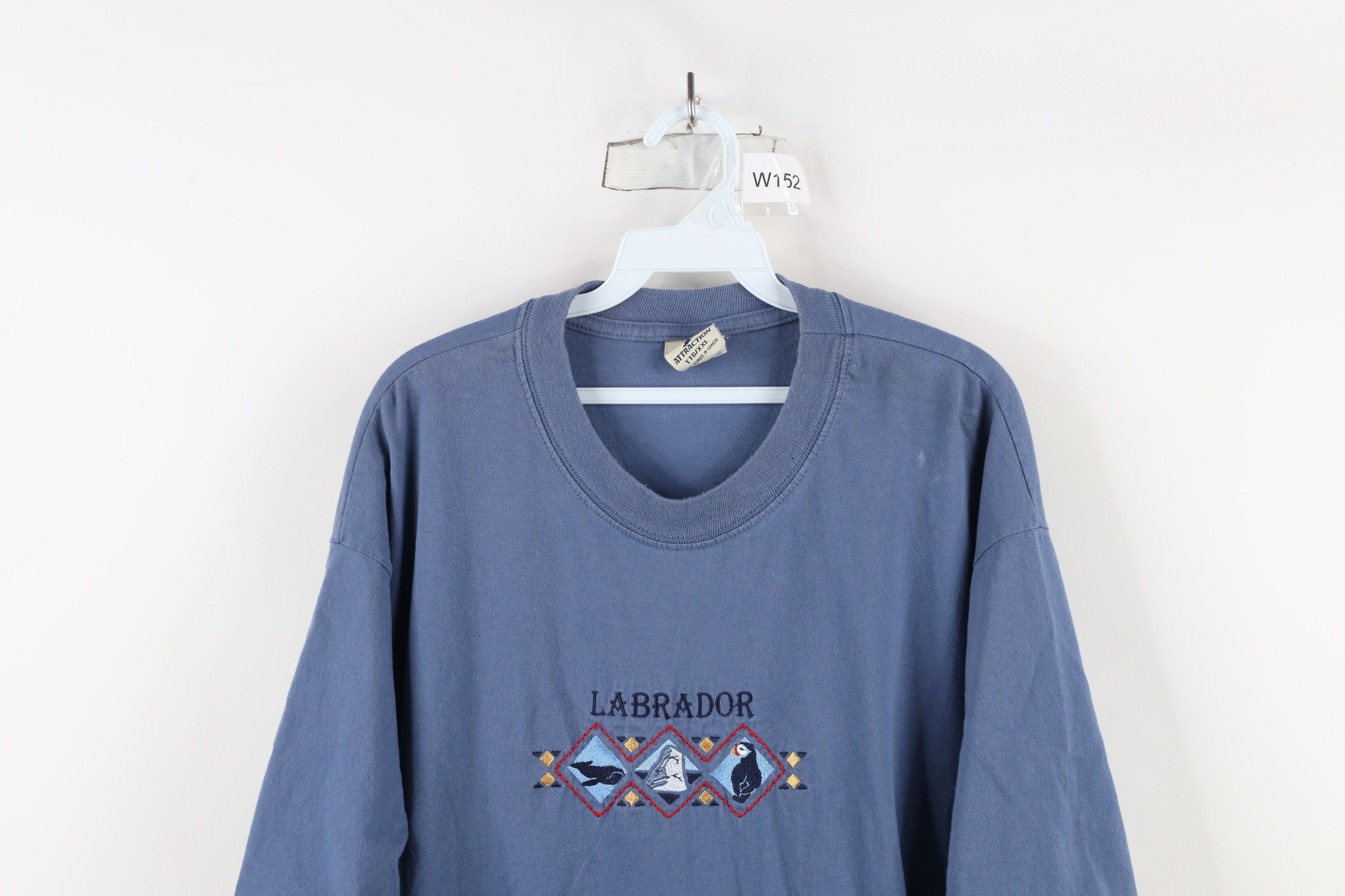 Vintage Vintage 90s Labrador Canada Penguin Short Sleeve T-Shirt Size US XXL / EU 58 / 5 - 2 Thumbnail