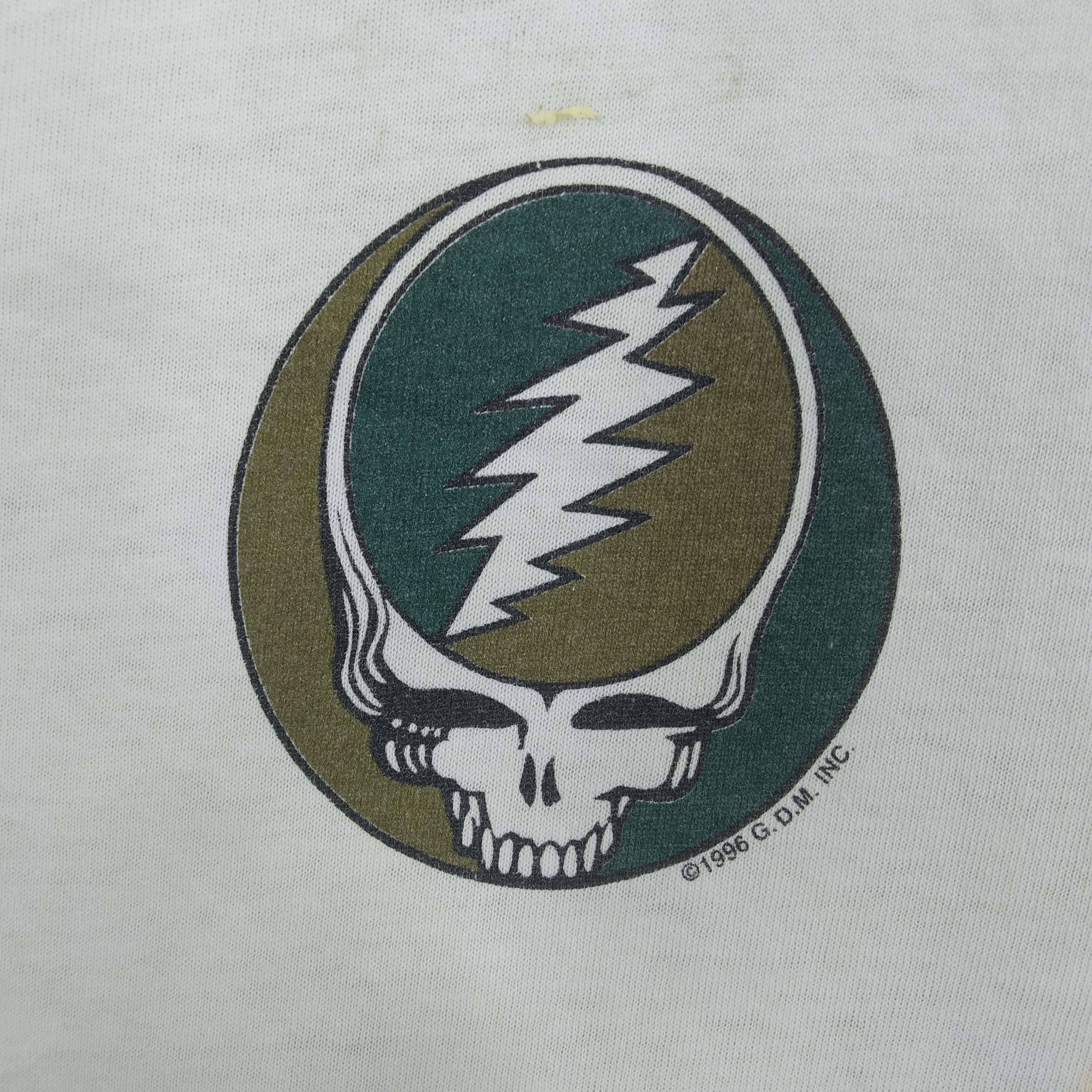 Grateful Dead Vintage 1990s Grateful Dead Band Rock Tye Dye Tour T-shirt Size US M / EU 48-50 / 2 - 4 Thumbnail