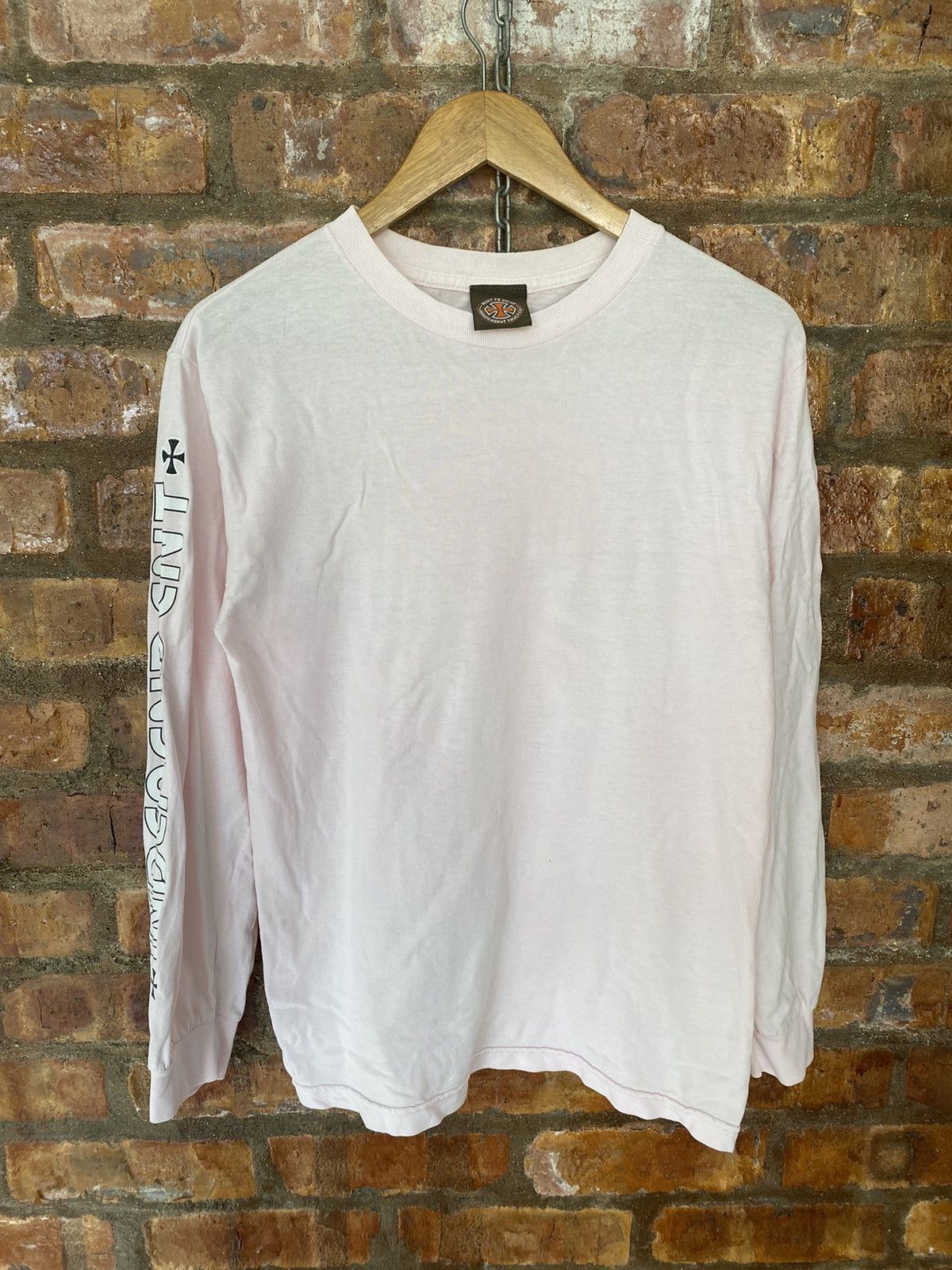 トップス 1990's INDEPENDENT L/S T-SHIRT 1990s independent LS logo Long Sleeve T Shirts