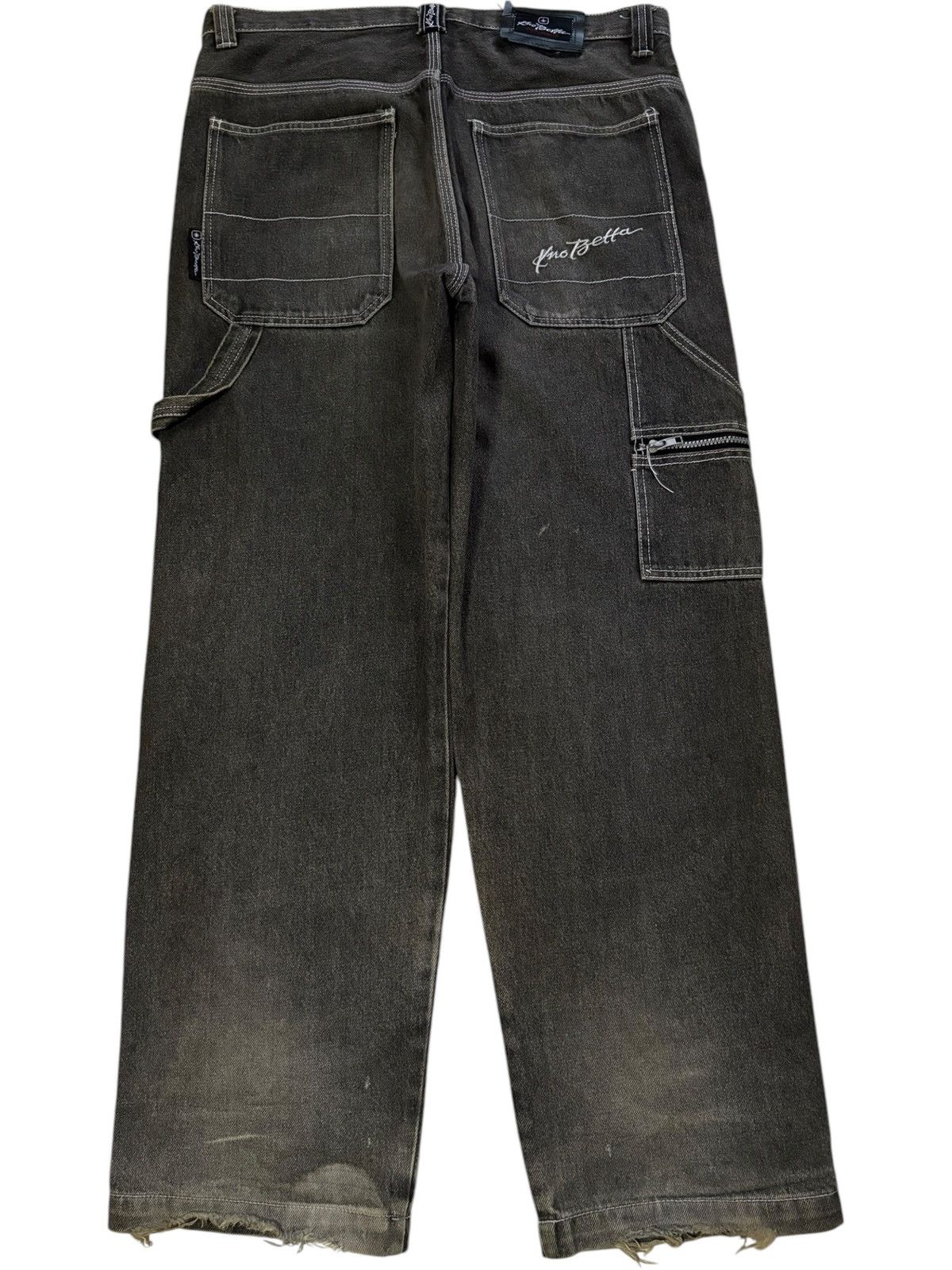 Japanese Brand Vintage Japanese Brand Mud Wash Baggy Carpenter Jeans Size US 36 / EU 52 - 2 Thumbnail