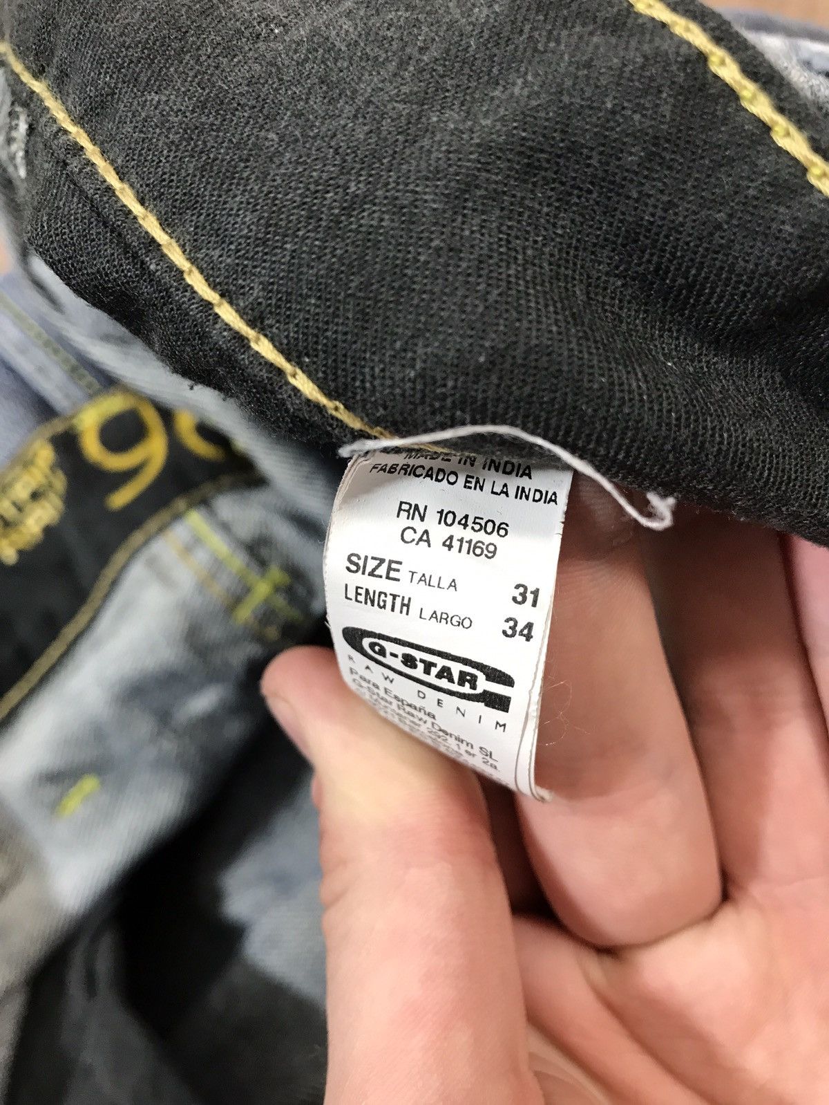 G-Star × Vintage Vintage G Star Raw denim pants Jeans Size US 31 - 7 Thumbnail
