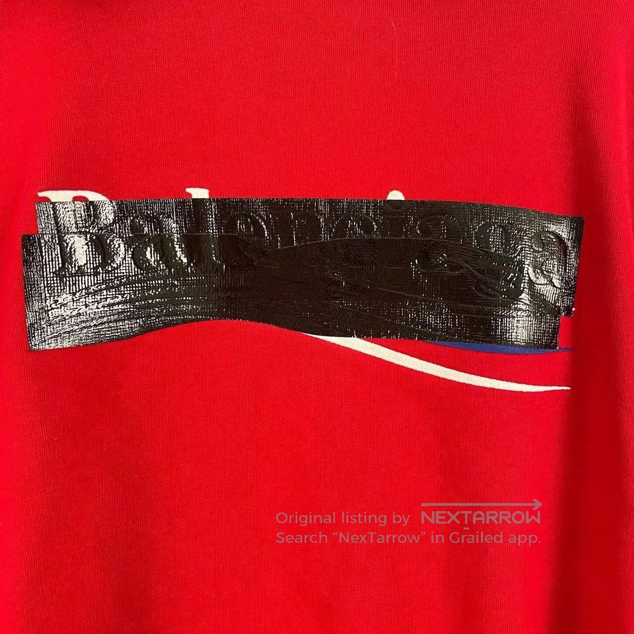 Balenciaga Red Oversized Hoodie with Front Pocket. Size US M / EU 48-50 / 2 - 6 Thumbnail