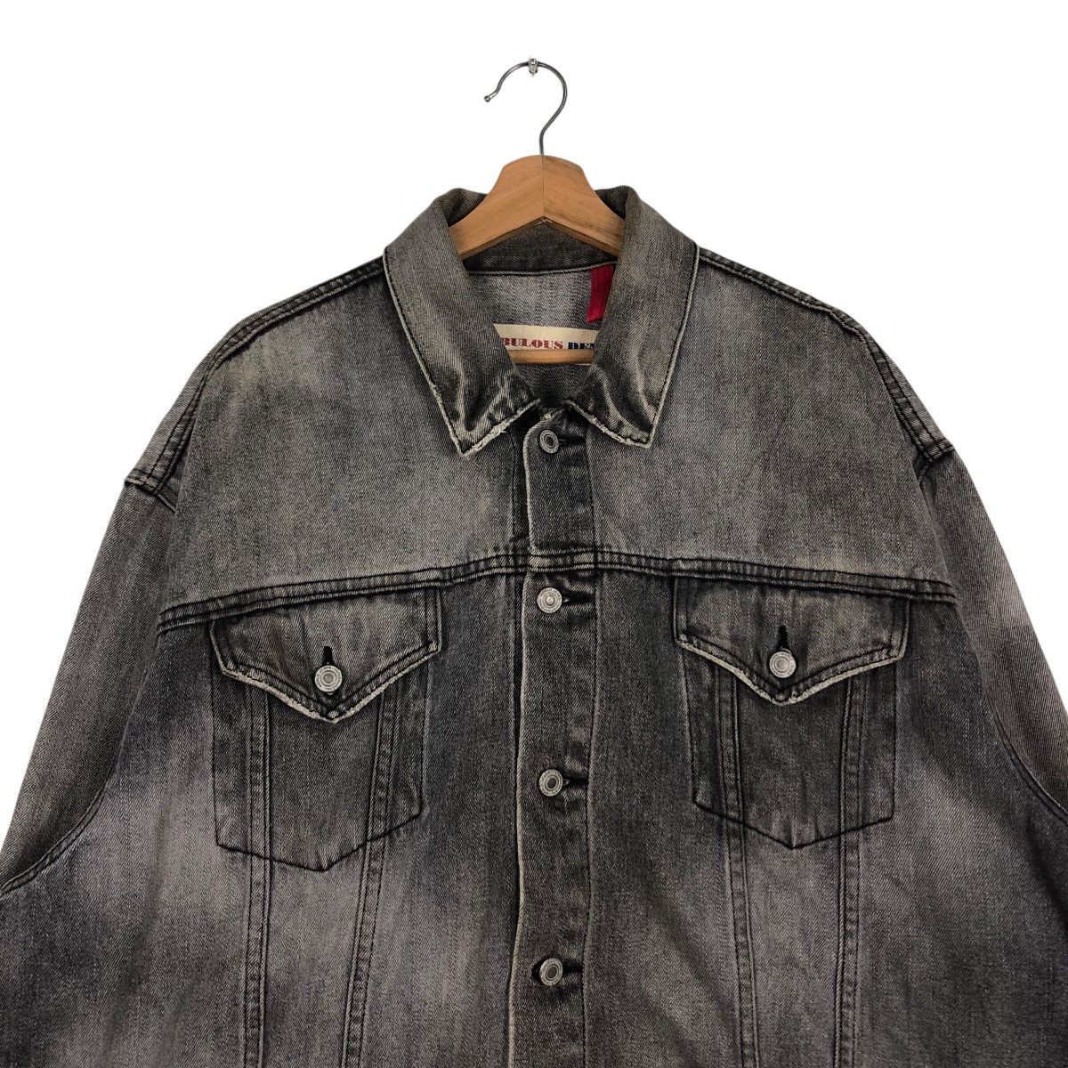 Japanese Brand Vintage Chore Denim Jacket Trucker The Fabulous IsseyMiyake Size US L / EU 52-54 / 3 - 4 Thumbnail