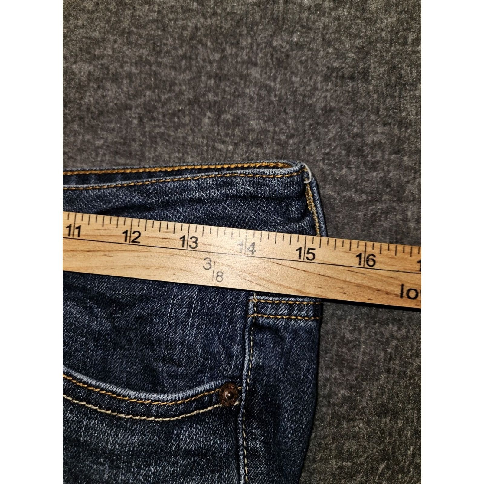 American Eagle Outfitters VINTAGE American Eagle Outfitters Bermuda Shorts Women's 6 Mid Blue Stretch Preppy Denim 5-Pocket Mens? Size 28" / US 6 / IT 42 - 4 Thumbnail