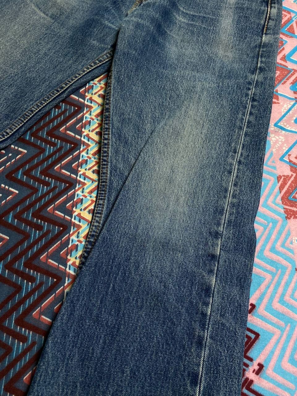 Levi's Crazy vintage y2k Levi’s 505 faded washed denim jeans skater Size US 32 / EU 48 - 9 Thumbnail