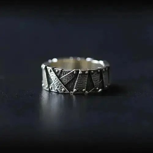 Ring Of Fire silver ring Size ONE SIZE - 2 Thumbnail