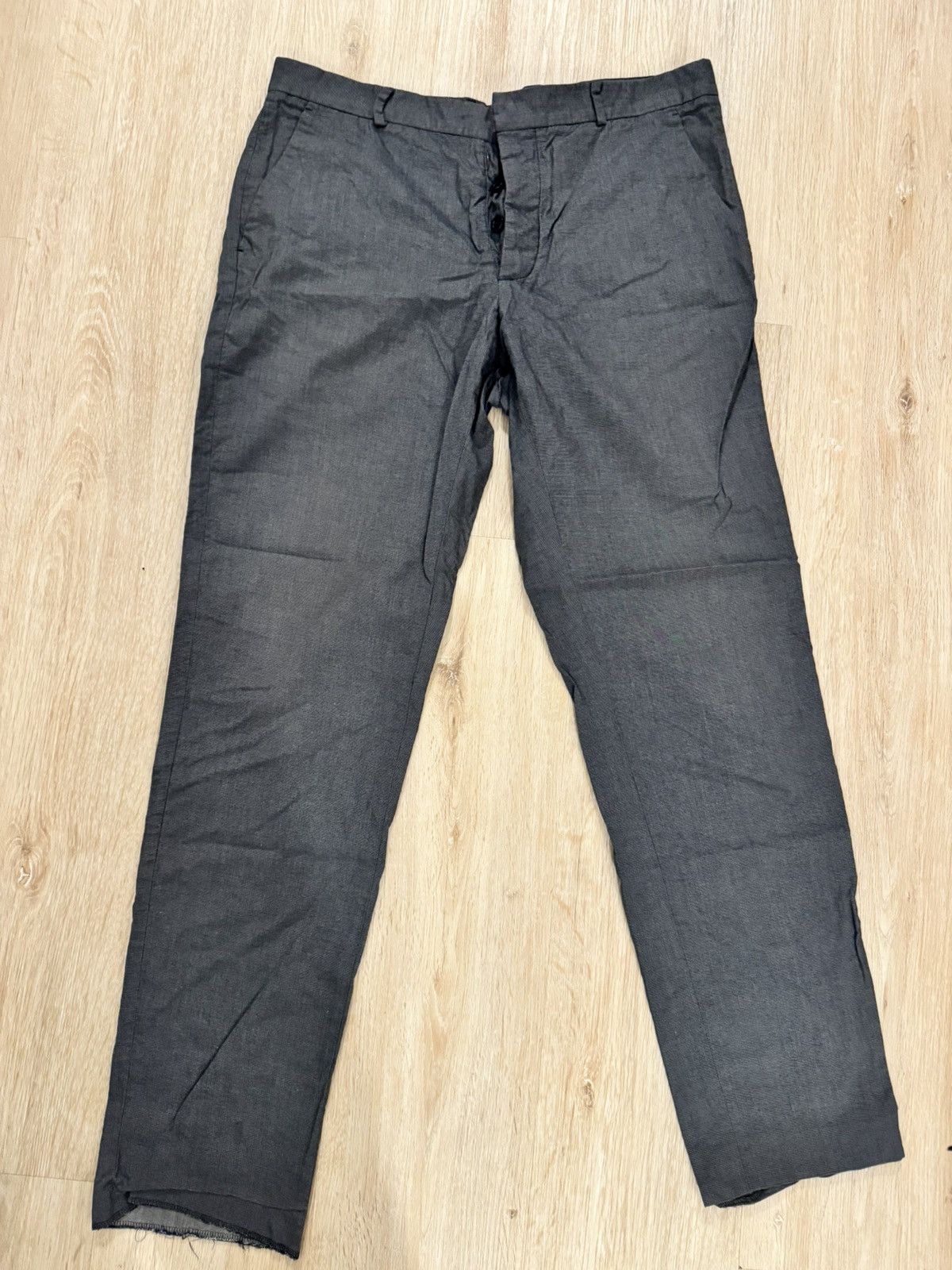 Maison Margiela Maison Martin Margiela Grey work slacks Size US 42 / EU 58 - 1 Thumbnail