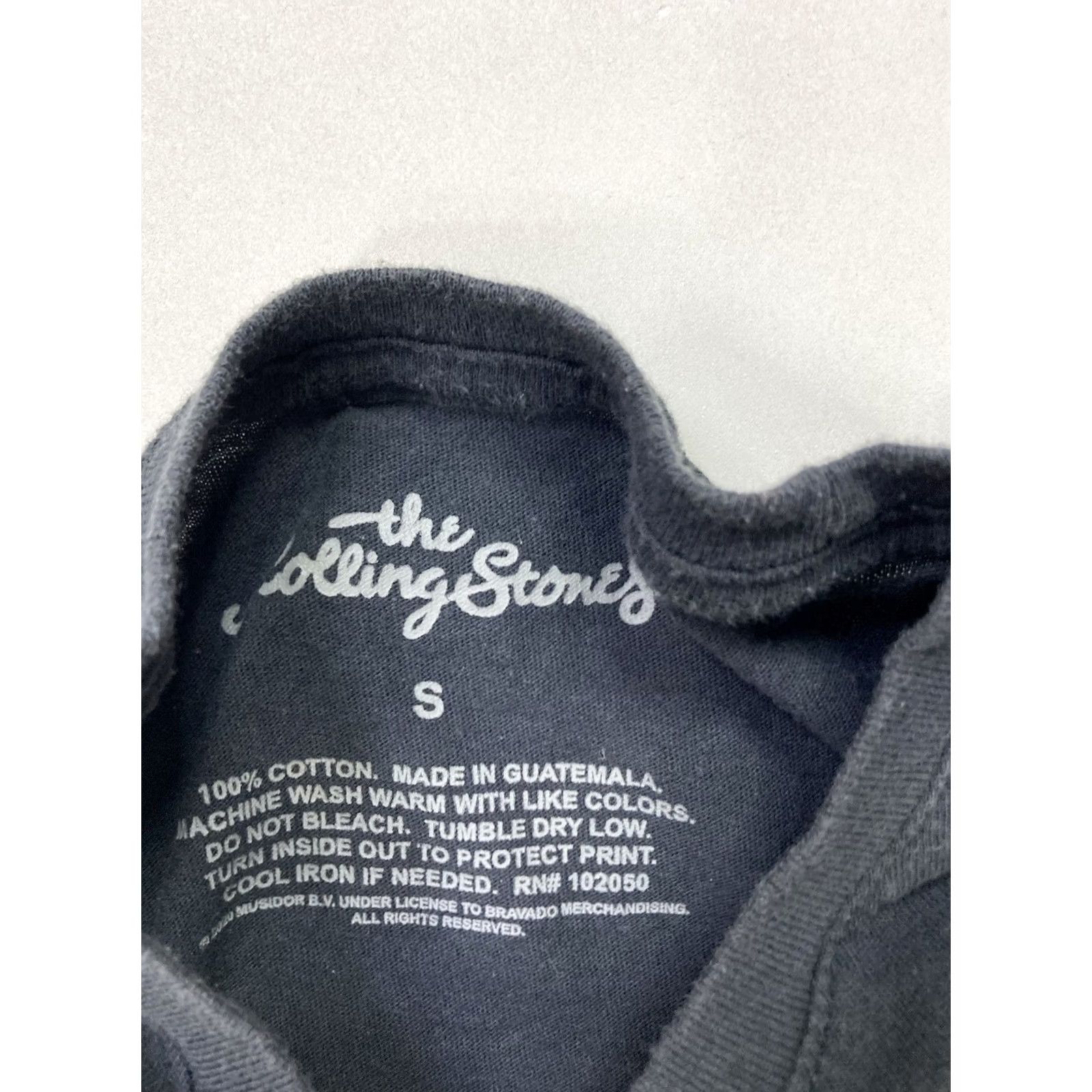 Vintage The Rolling Stones T-Shirt Womens Small Black Music Merch 1975 US Tour Crew Neck Short Sleeve Cotton Size S / US 4 / IT 40 - 4 Thumbnail