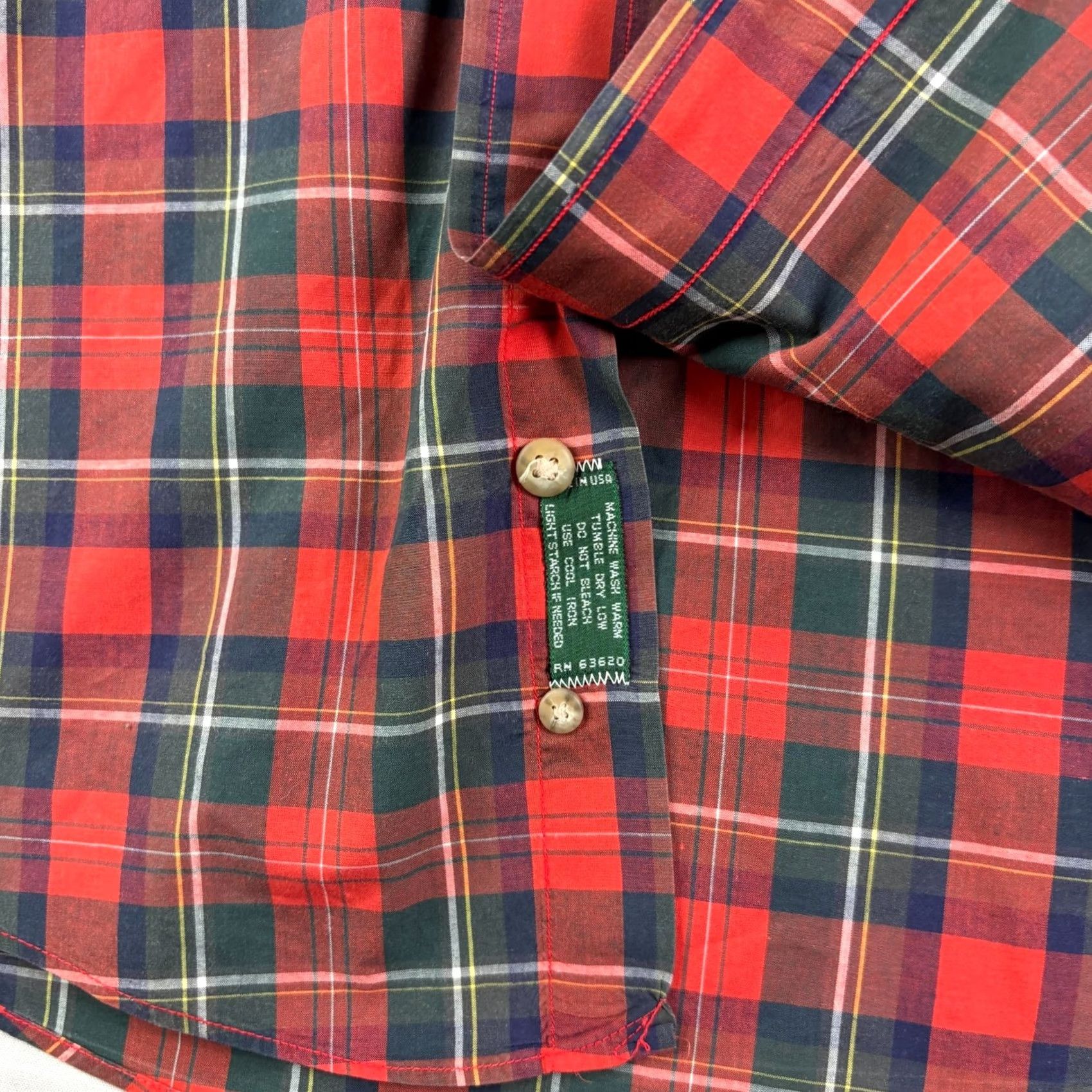 Vintage Gitman Bros Shirt Mens Small Red Plaid Button Up Long Sleeve USA Made Size US S / EU 44-46 / 1 - 3 Thumbnail