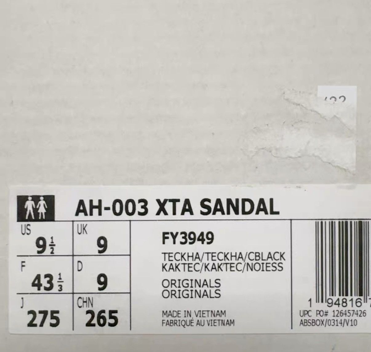 Adidas adidas x Hyke XTA Sandal Functional Outdoor Sandals J44 Size US 9.5 / EU 42-43 - 7 Thumbnail