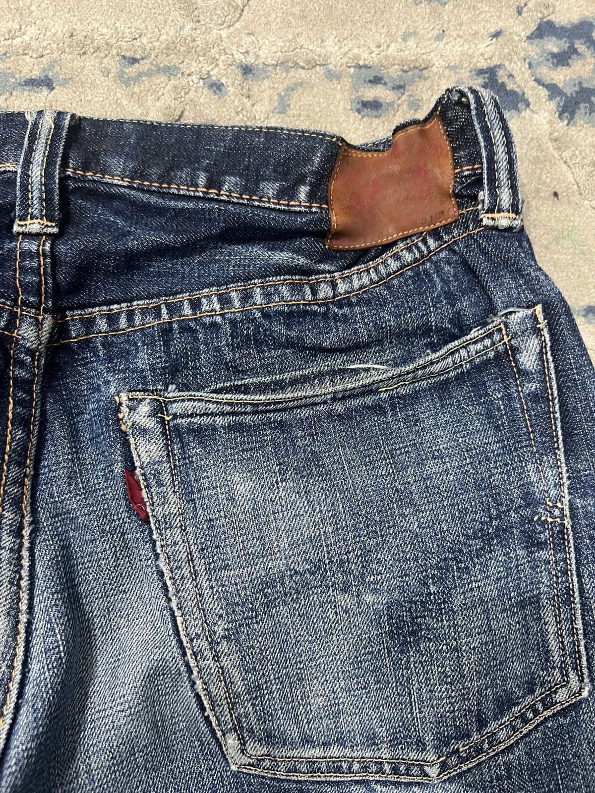 Full Count & Co. Vintage Full Count & Co Selvedge Full Print Denim Size US 30 / EU 46 - 12 Thumbnail