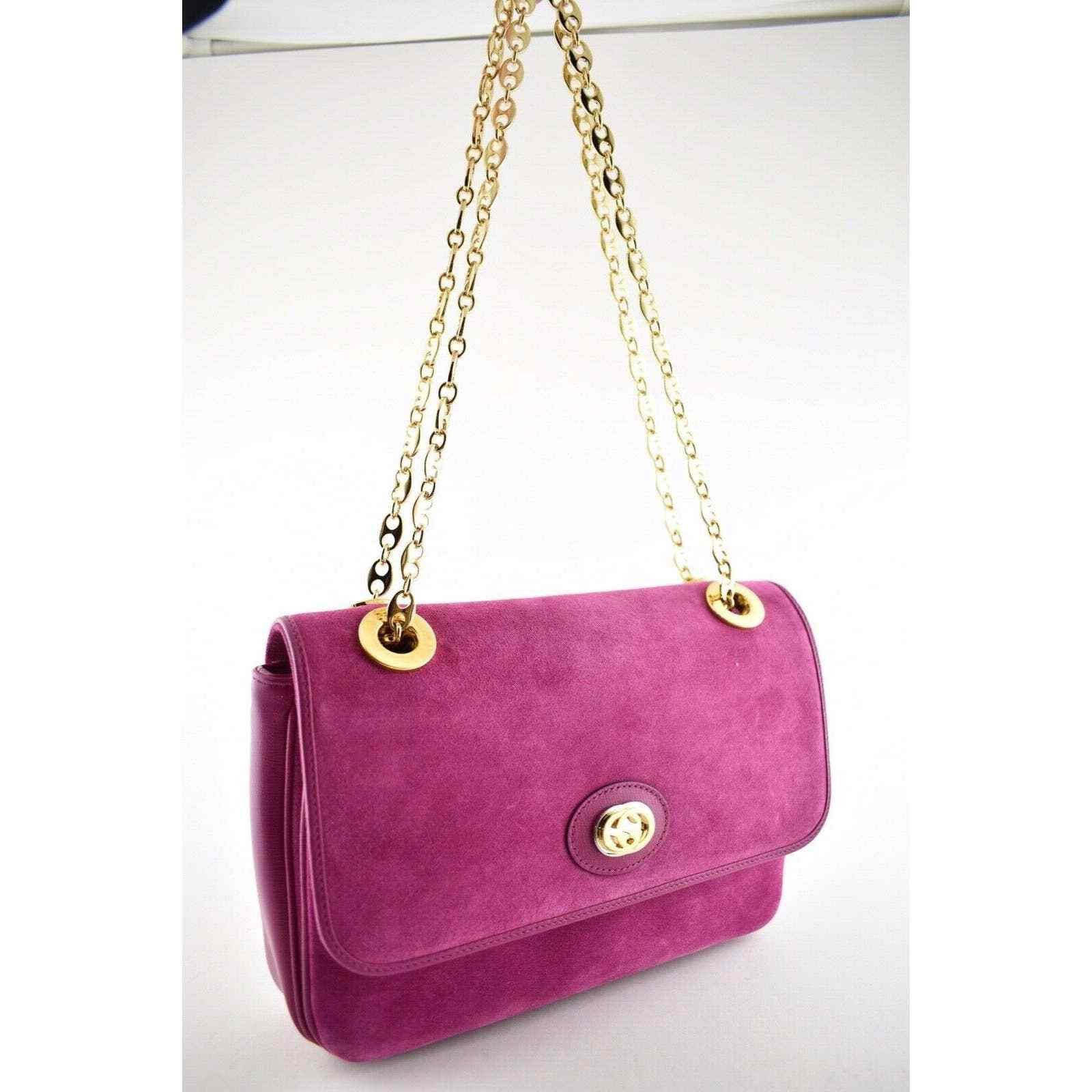 Gucci Gucci Marina Small Gold Logo Chain Shoulder Crossbody Bag Size ONE SIZE - 4 Thumbnail